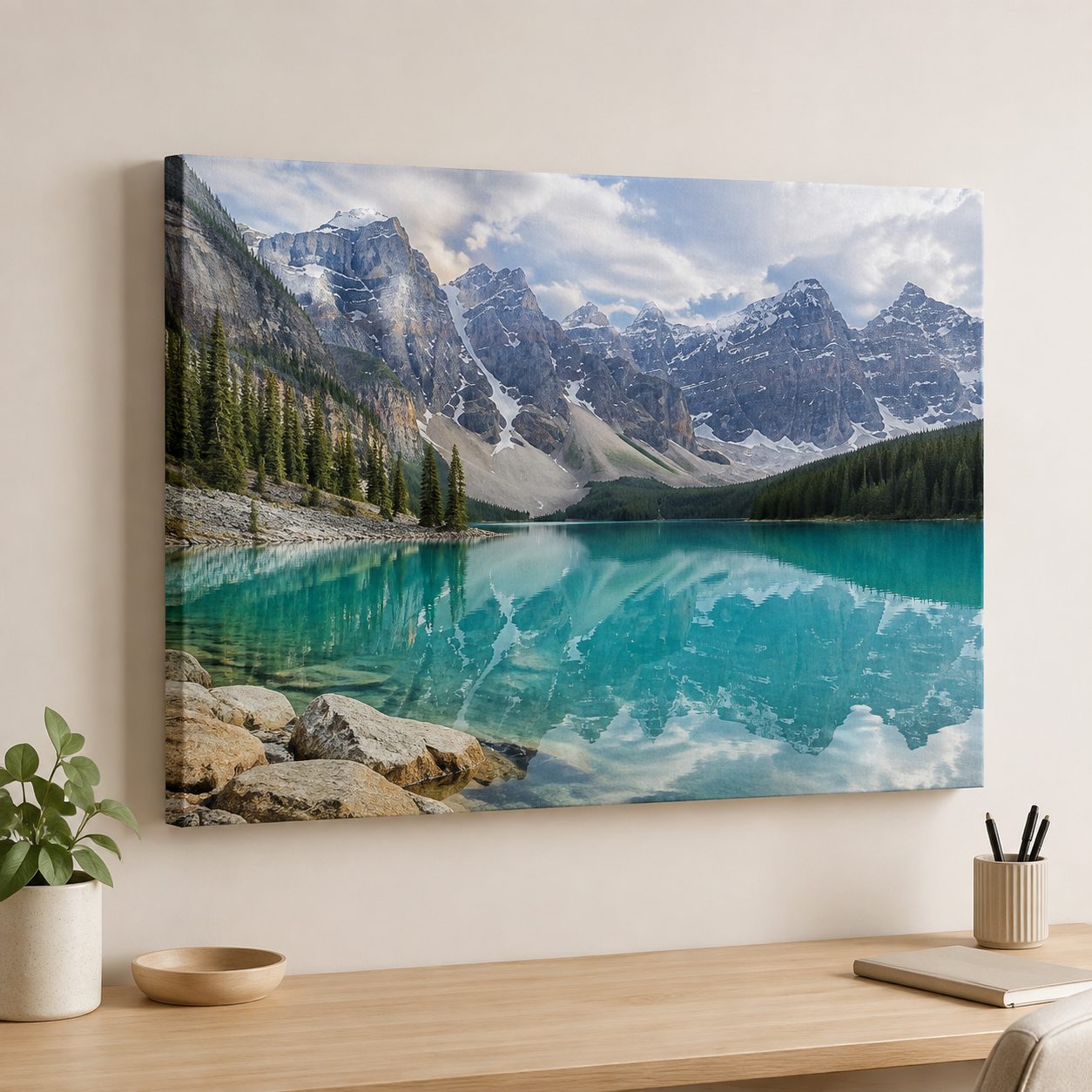Personalized Photo Canvas Print - 20 × 40 in - 1.5 in Gallery Depth