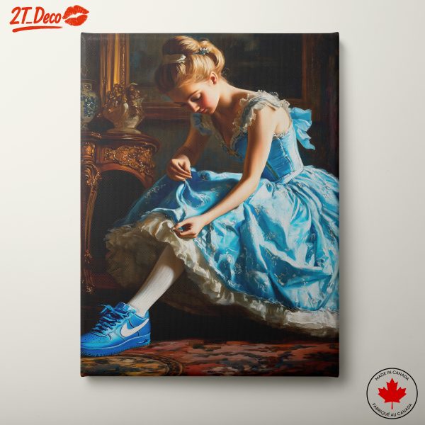Modern Cinderella In Blue Dress