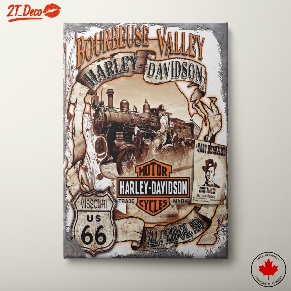 Harley-Davidson Vintage Art Print