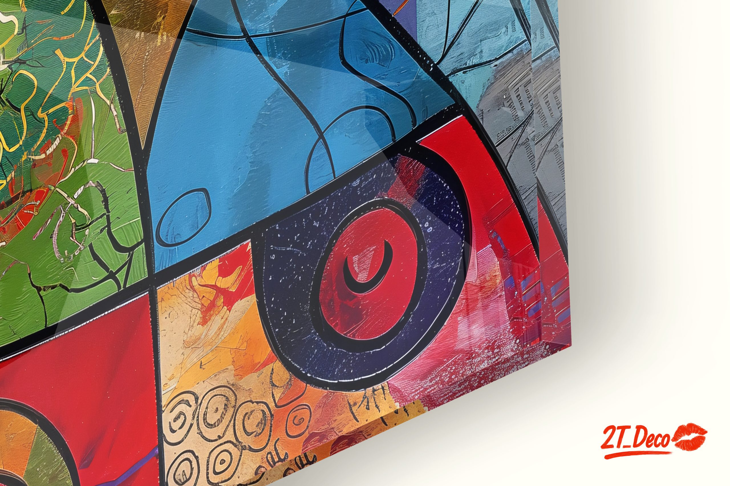 Colorful Abstract Cat Art - Image 9