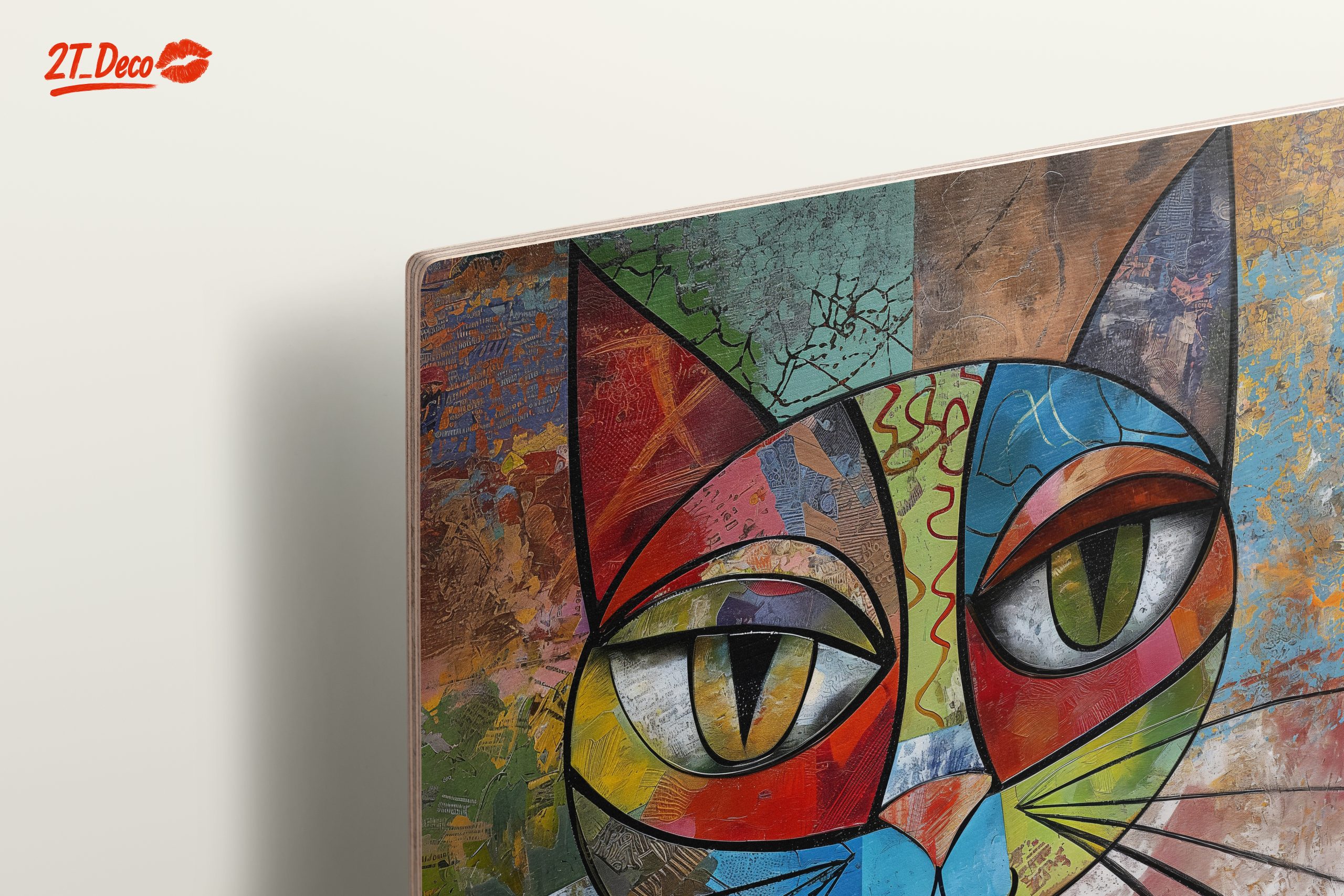 Colorful Abstract Cat Art - Image 15