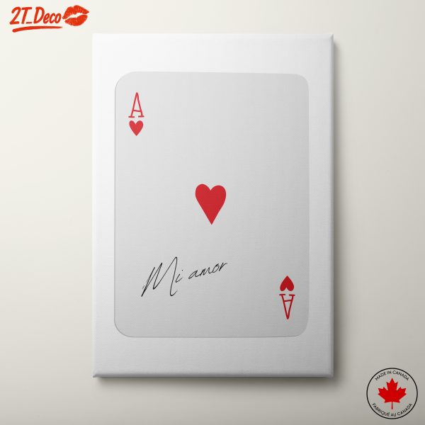 Ace of Hearts Playing Card Art 7