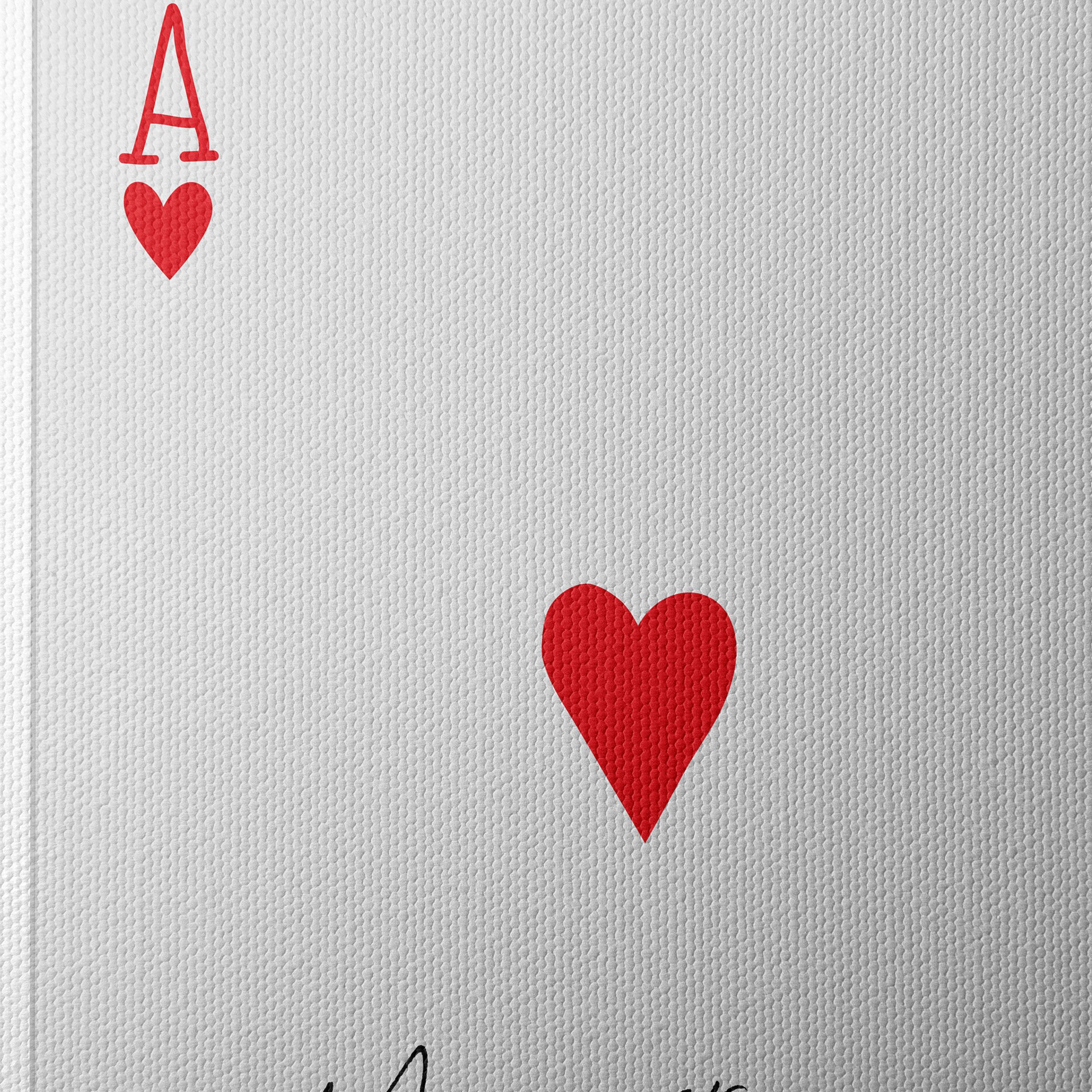 Ace of Hearts Playing Card Art 7 - Image 4