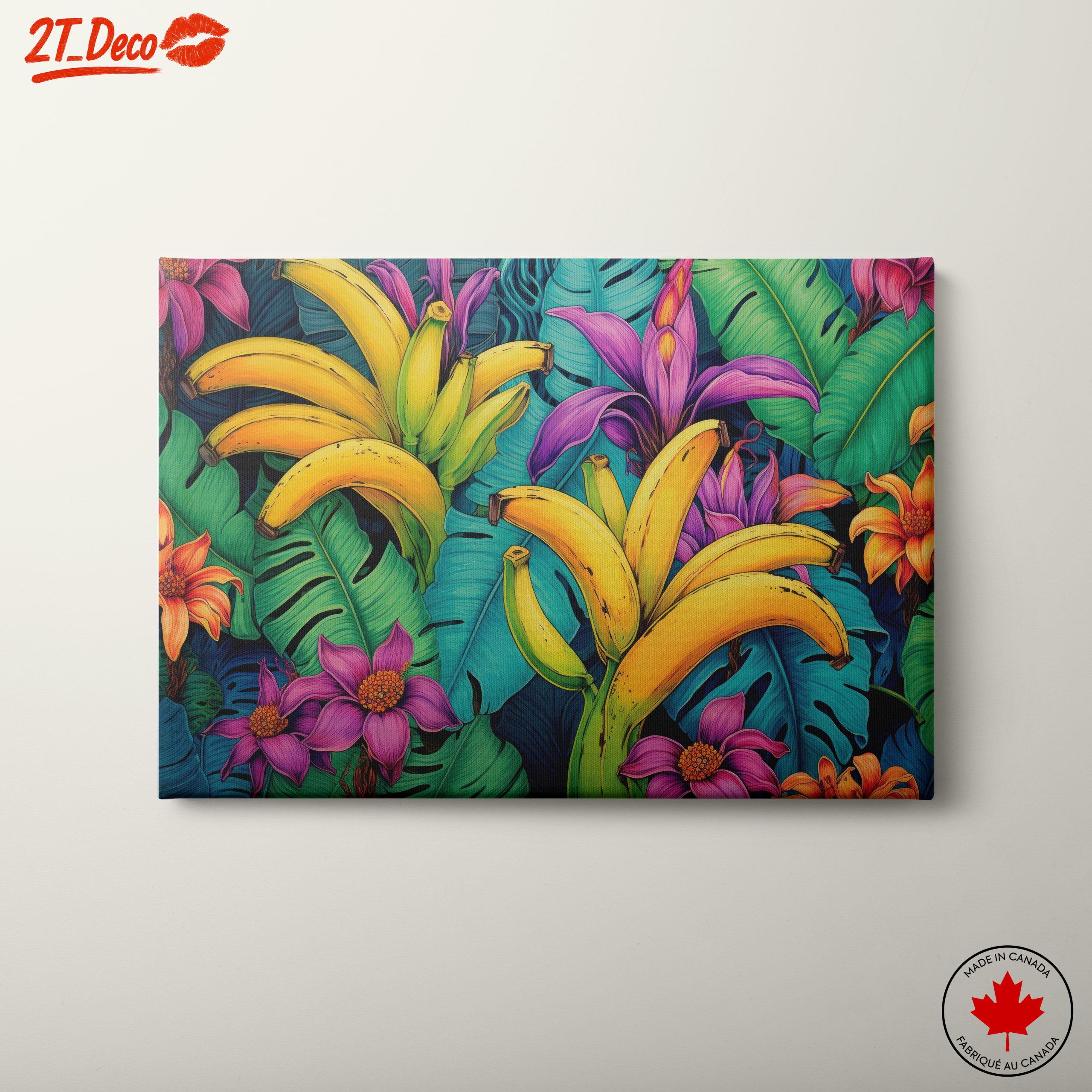 Vibrant Tropical Botanical Art