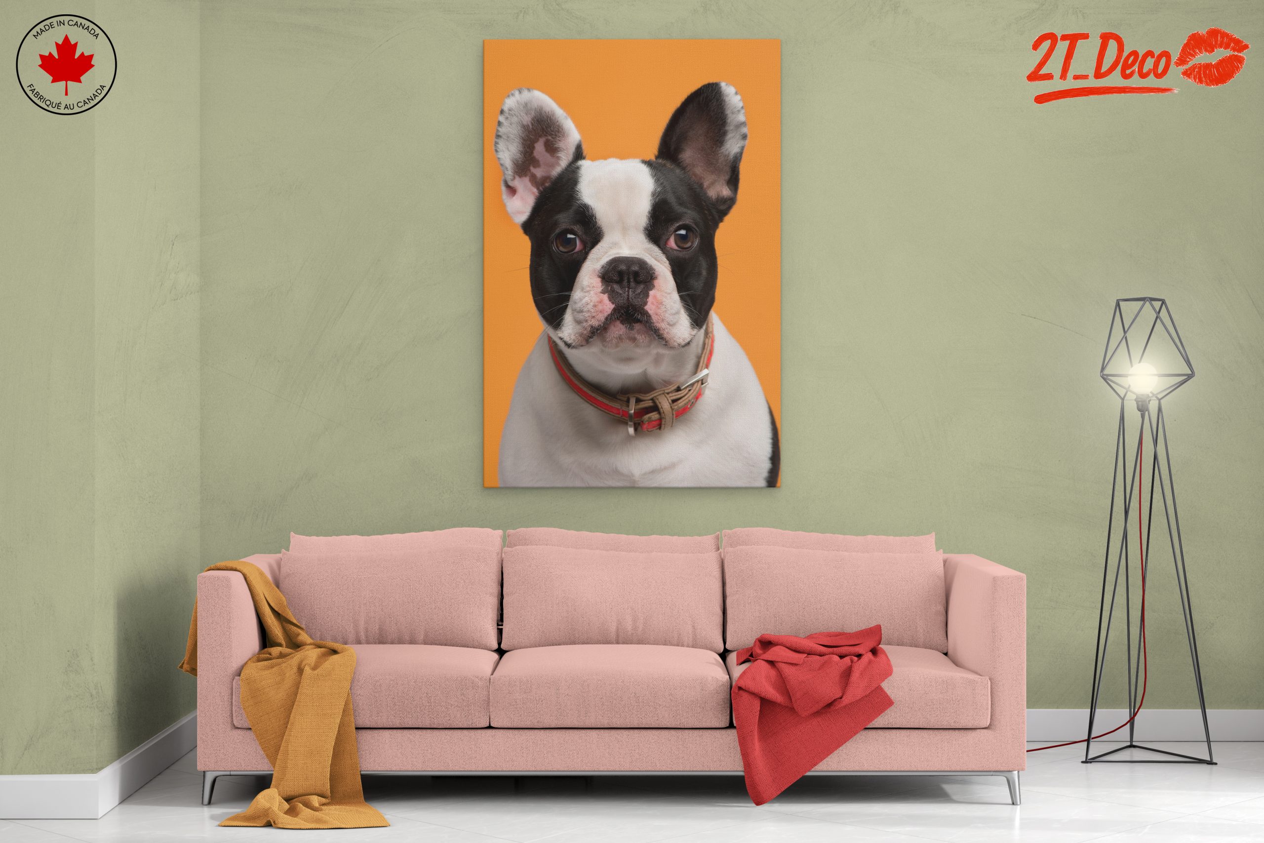 Stylish French Bulldog Portrait - Image 2