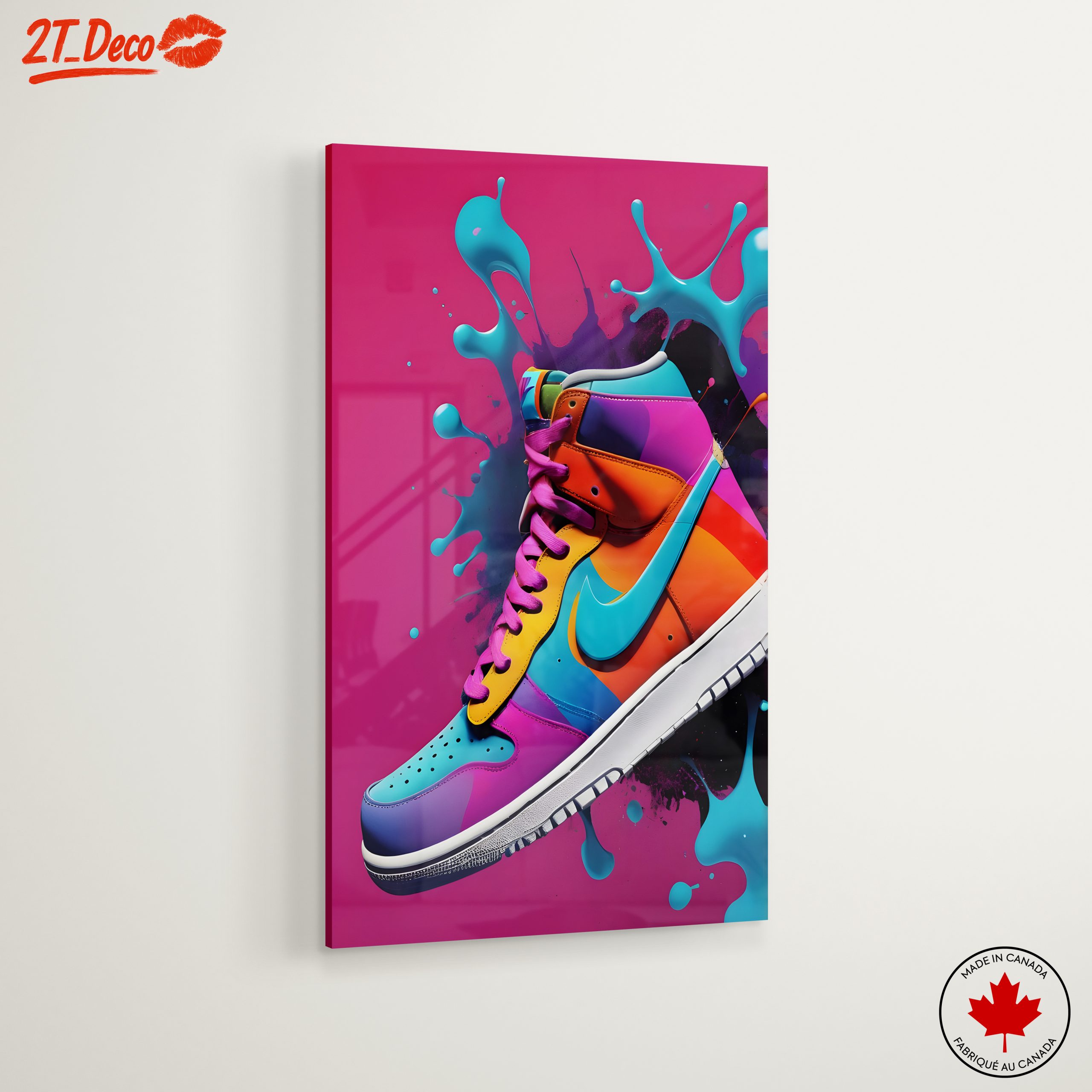 Vibrant Colorful Sneaker Artwork - Image 6