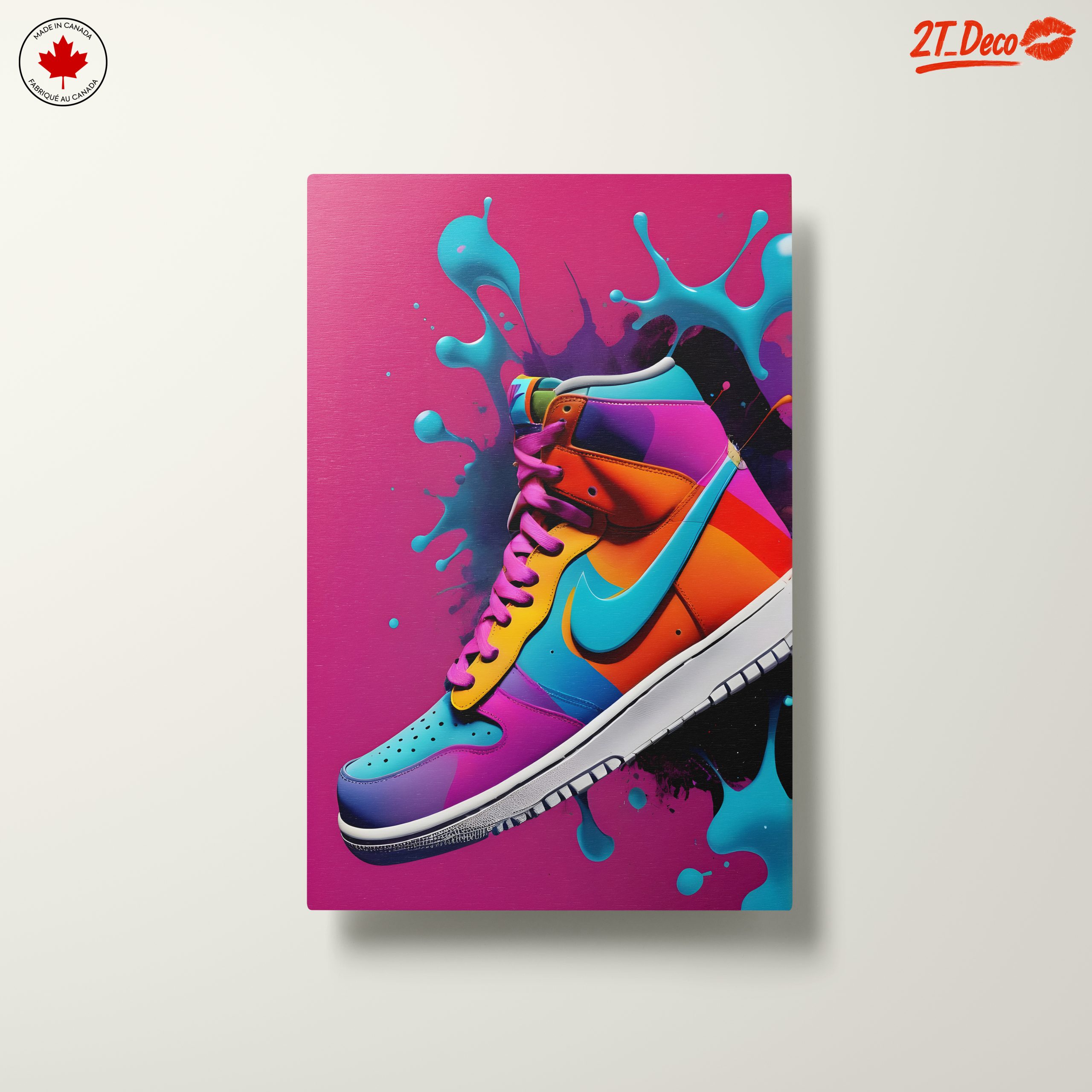 Vibrant Colorful Sneaker Artwork - Image 10