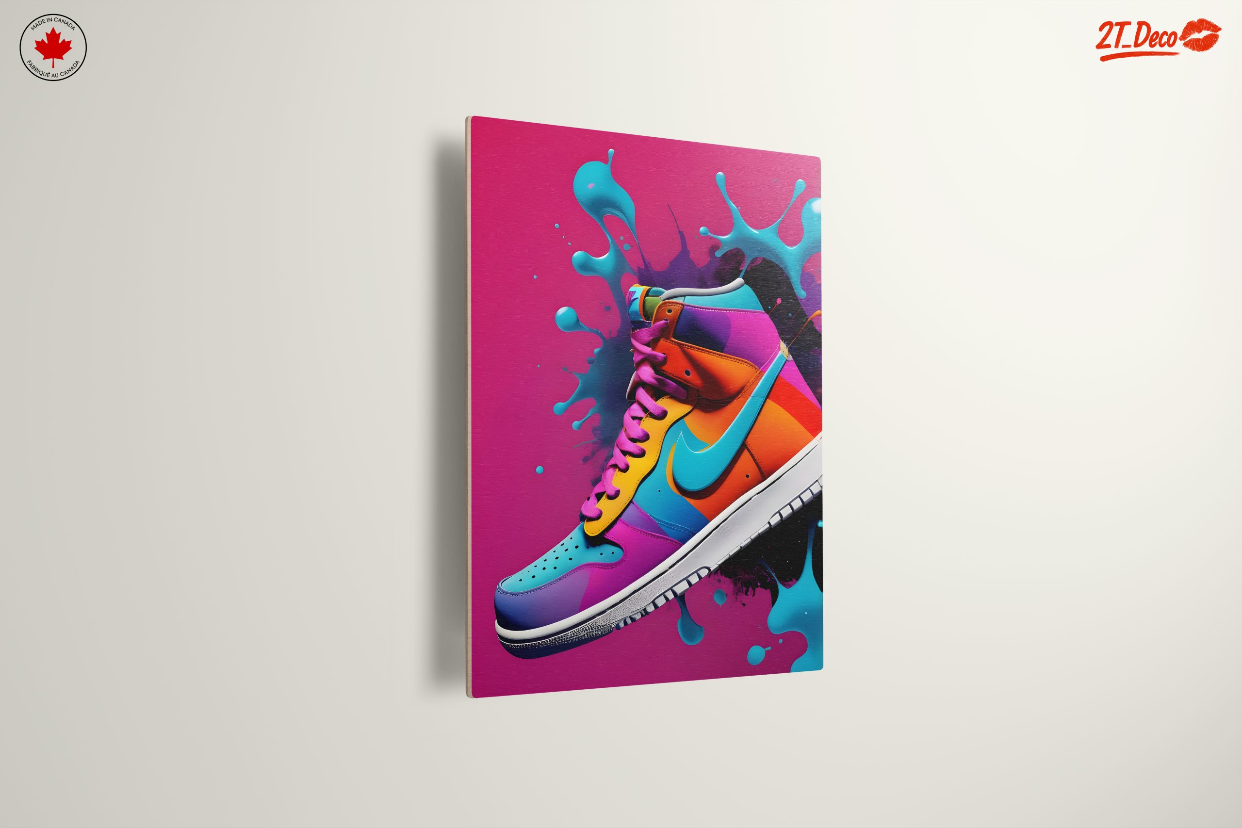 Vibrant Colorful Sneaker Artwork - Image 13