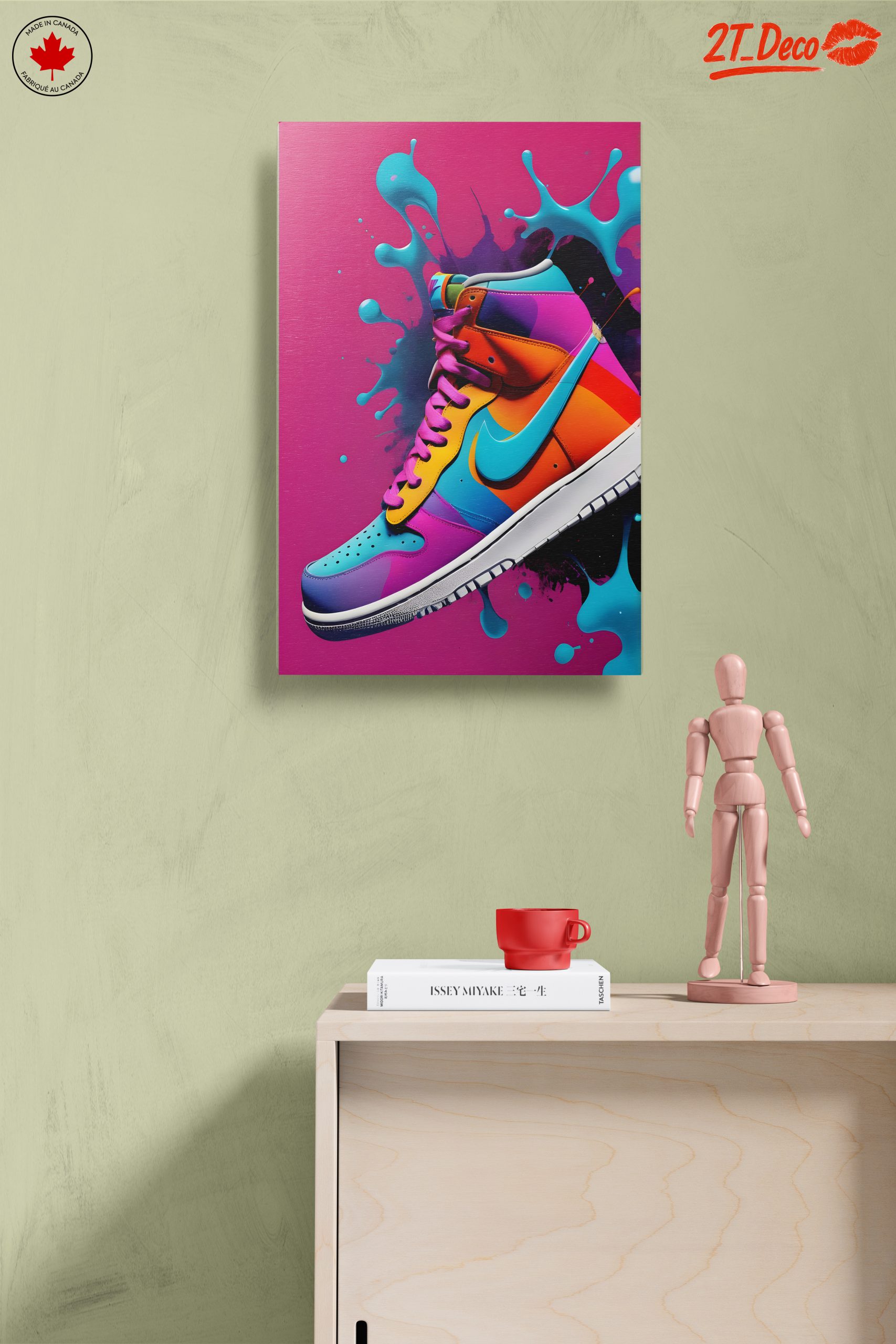 Vibrant Colorful Sneaker Artwork - Image 14