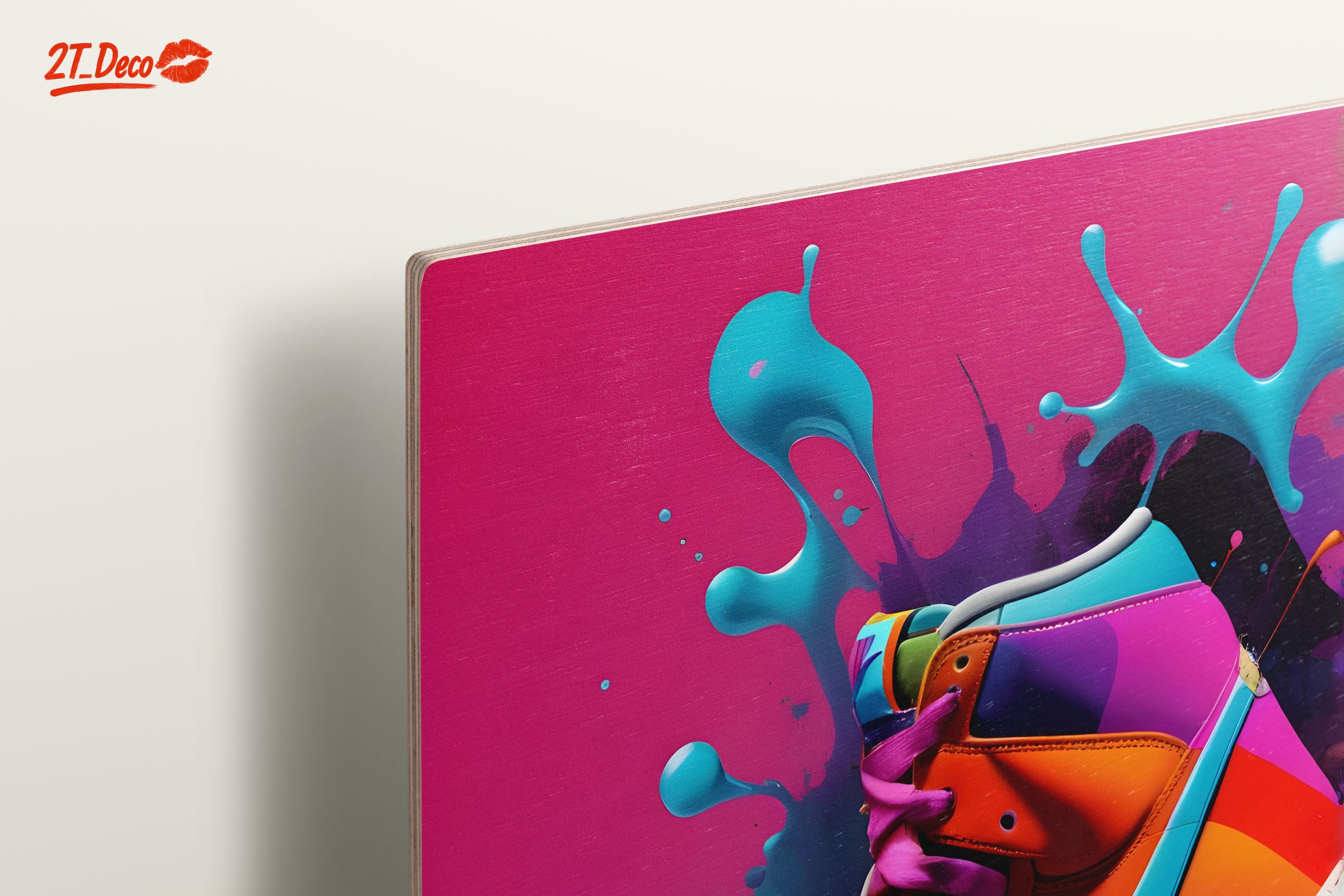 Vibrant Colorful Sneaker Artwork - Image 15