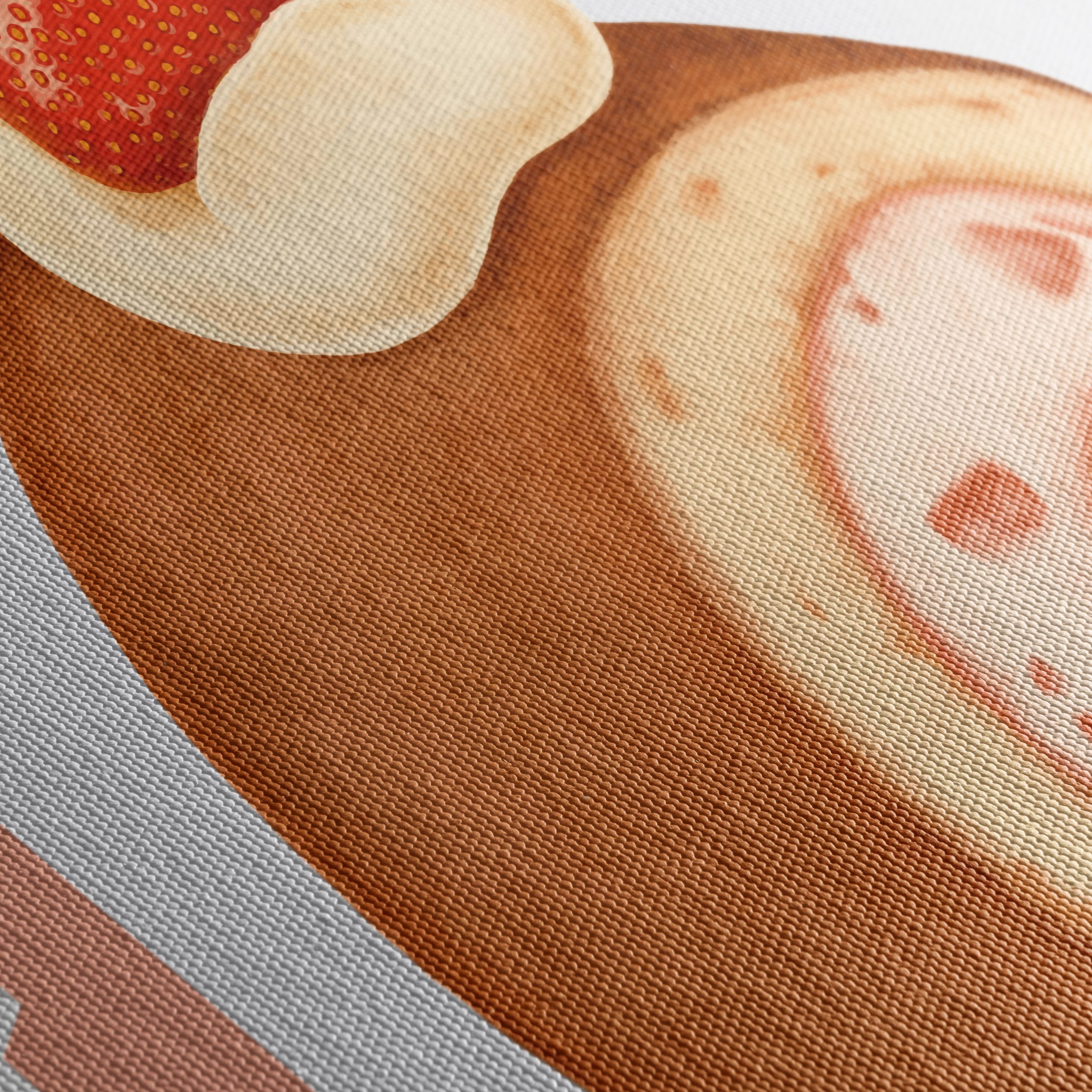 Abstract Dessert Artwork Featuring Strawberries - Image 5