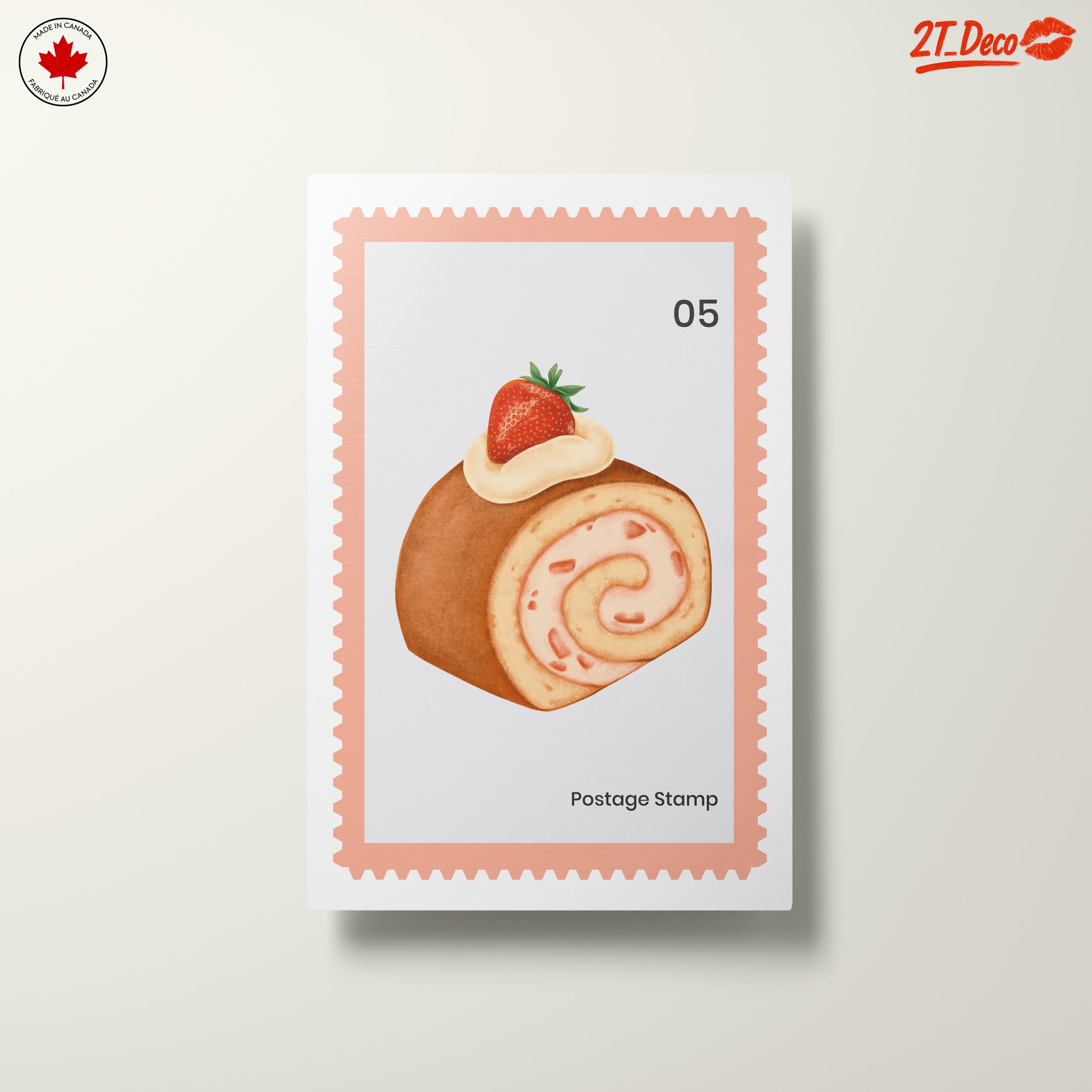 Abstract Dessert Artwork Featuring Strawberries - Image 10