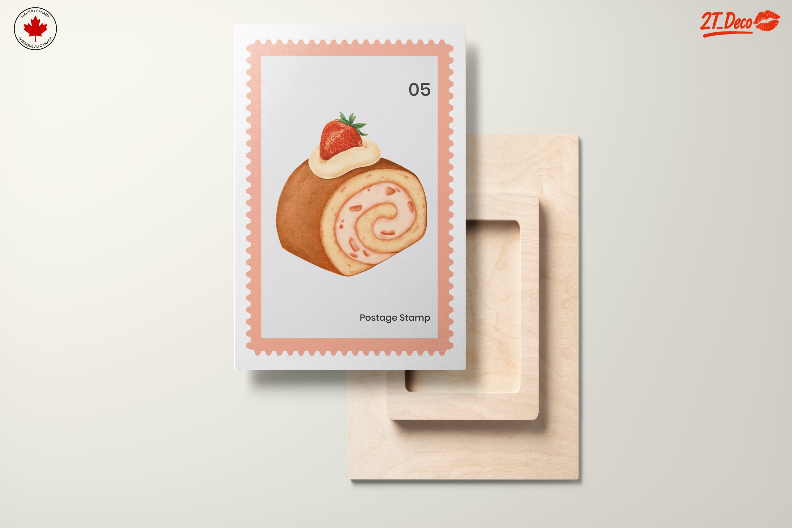 Abstract Dessert Artwork Featuring Strawberries - Image 11