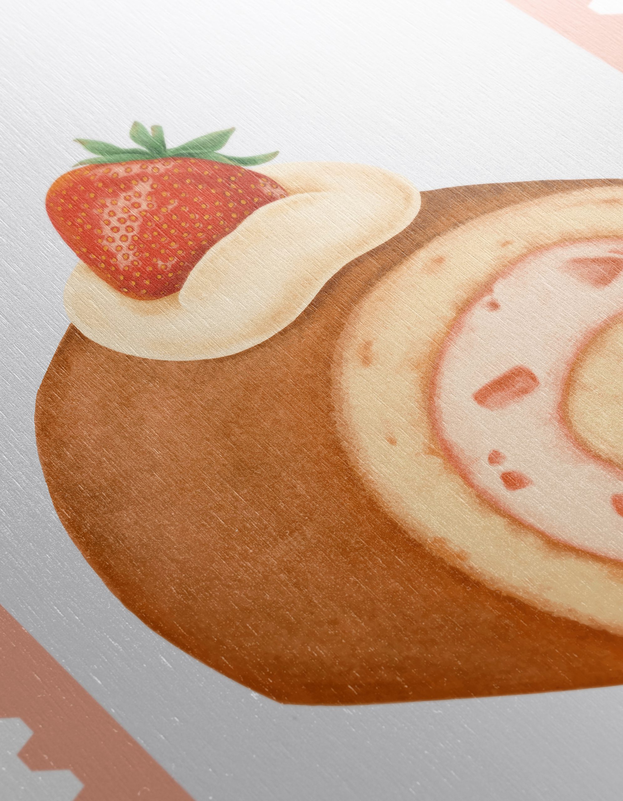 Abstract Dessert Artwork Featuring Strawberries - Image 12