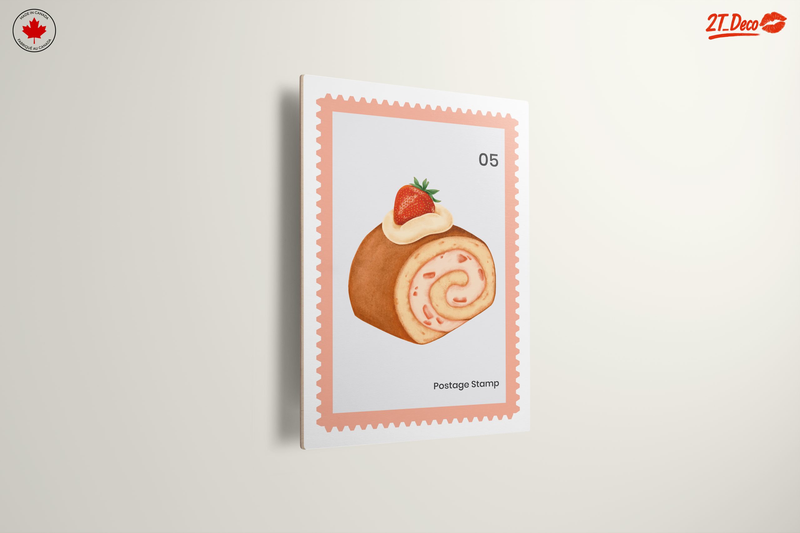Abstract Dessert Artwork Featuring Strawberries - Image 13