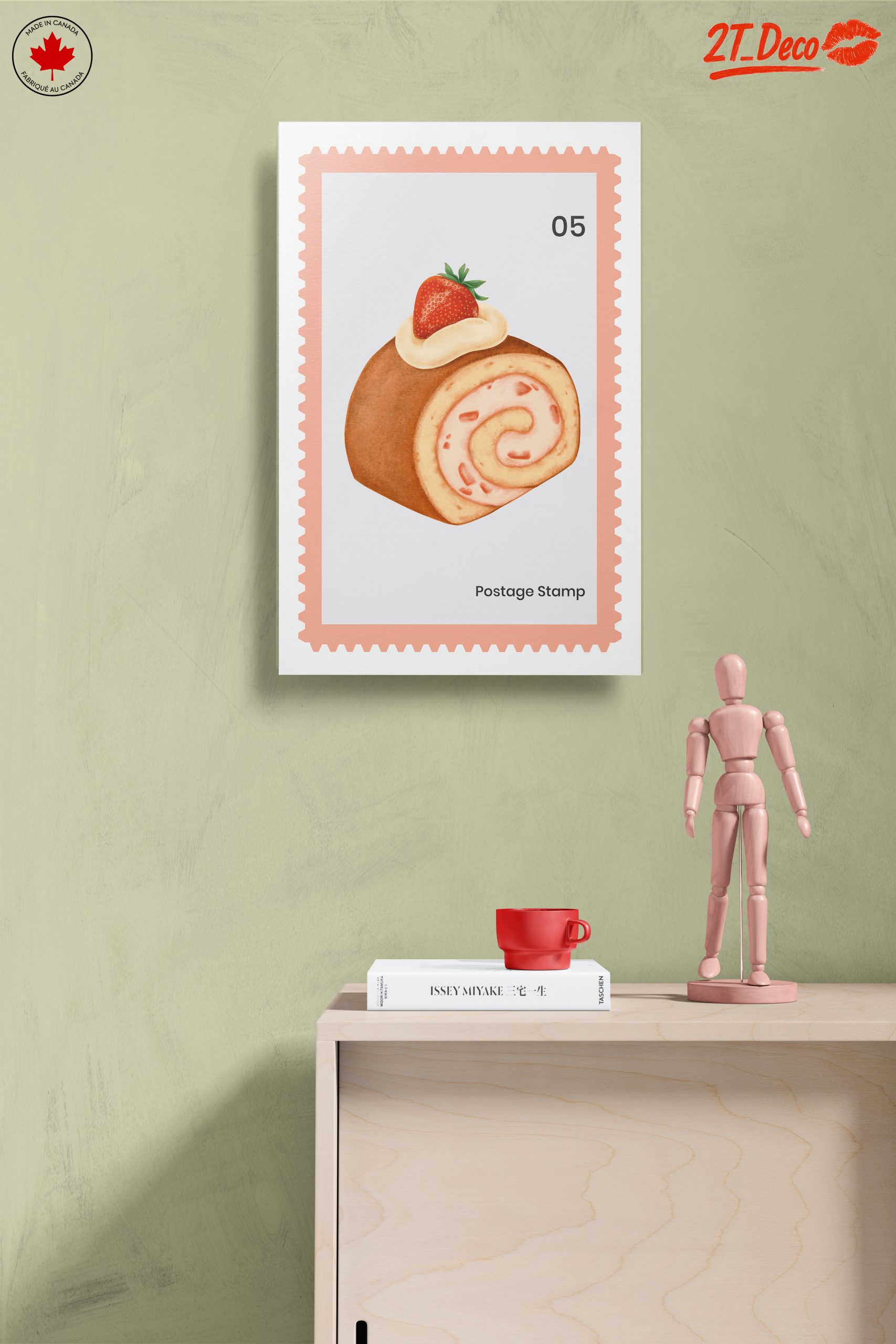 Abstract Dessert Artwork Featuring Strawberries - Image 14
