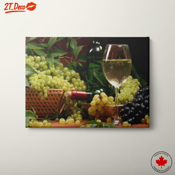 Elegant Still Life of Wine and Grapes 2