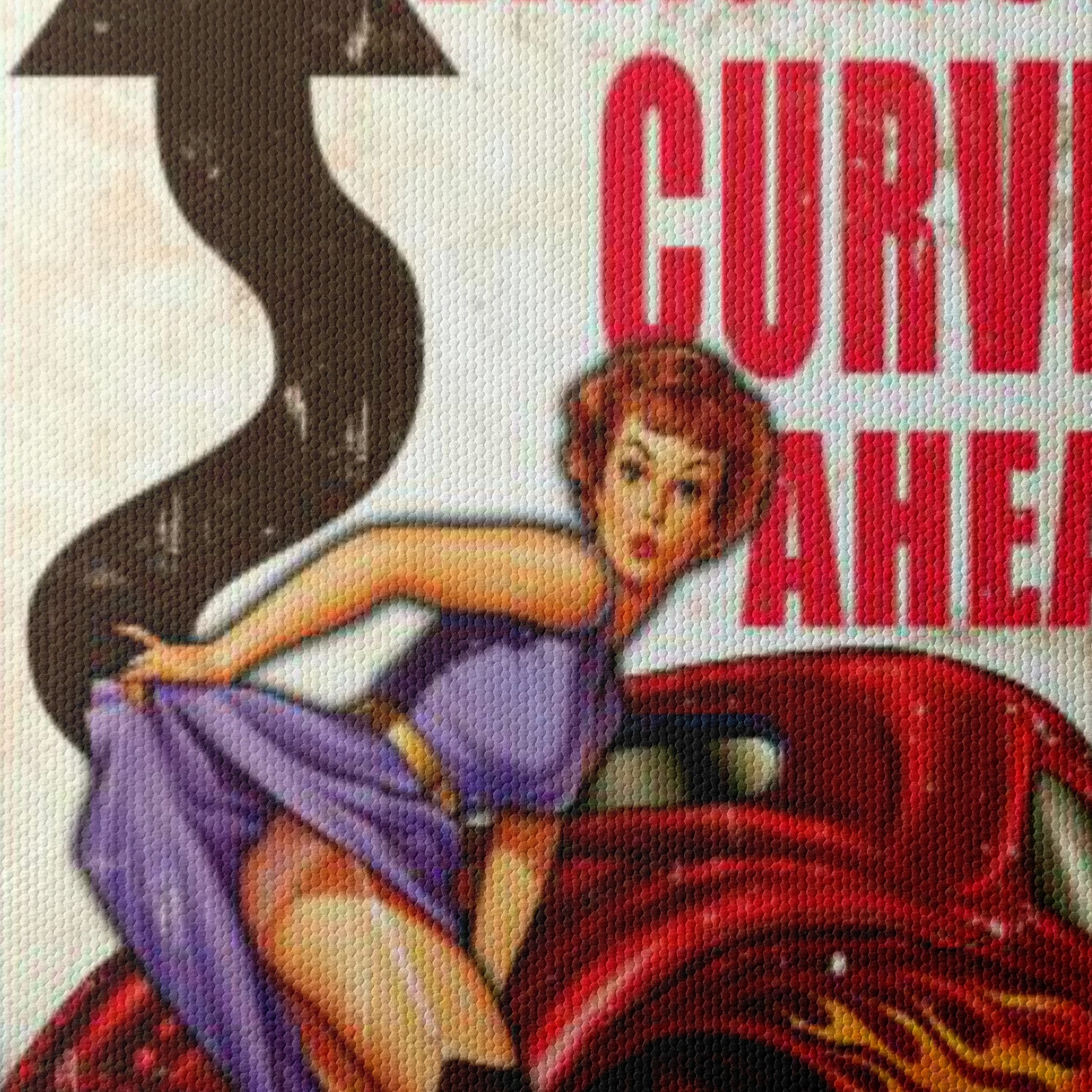 Vintage Pin-Up Style with Hot Rod Car - Image 4