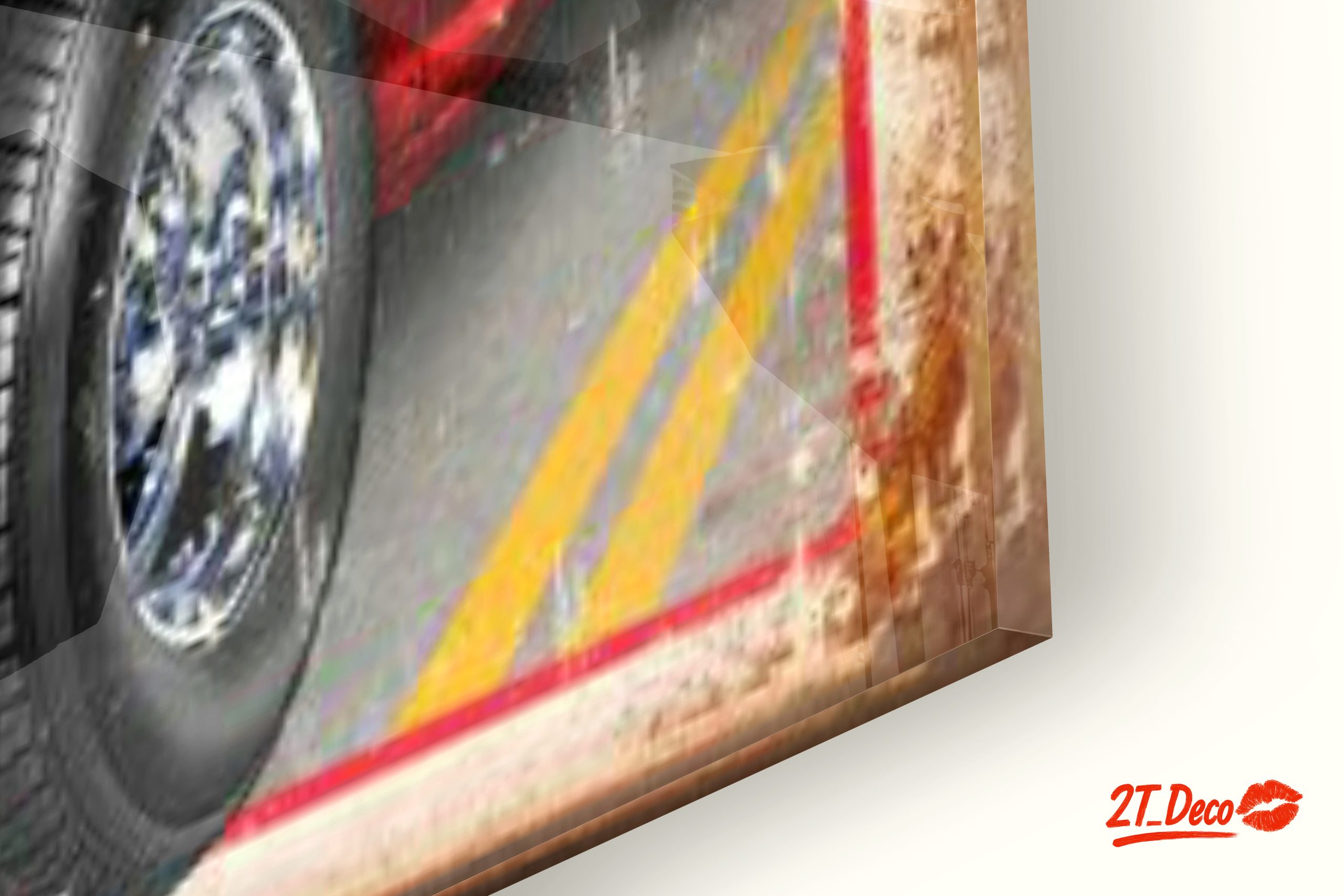 Vintage Pin-Up Style with Hot Rod Car - Image 9