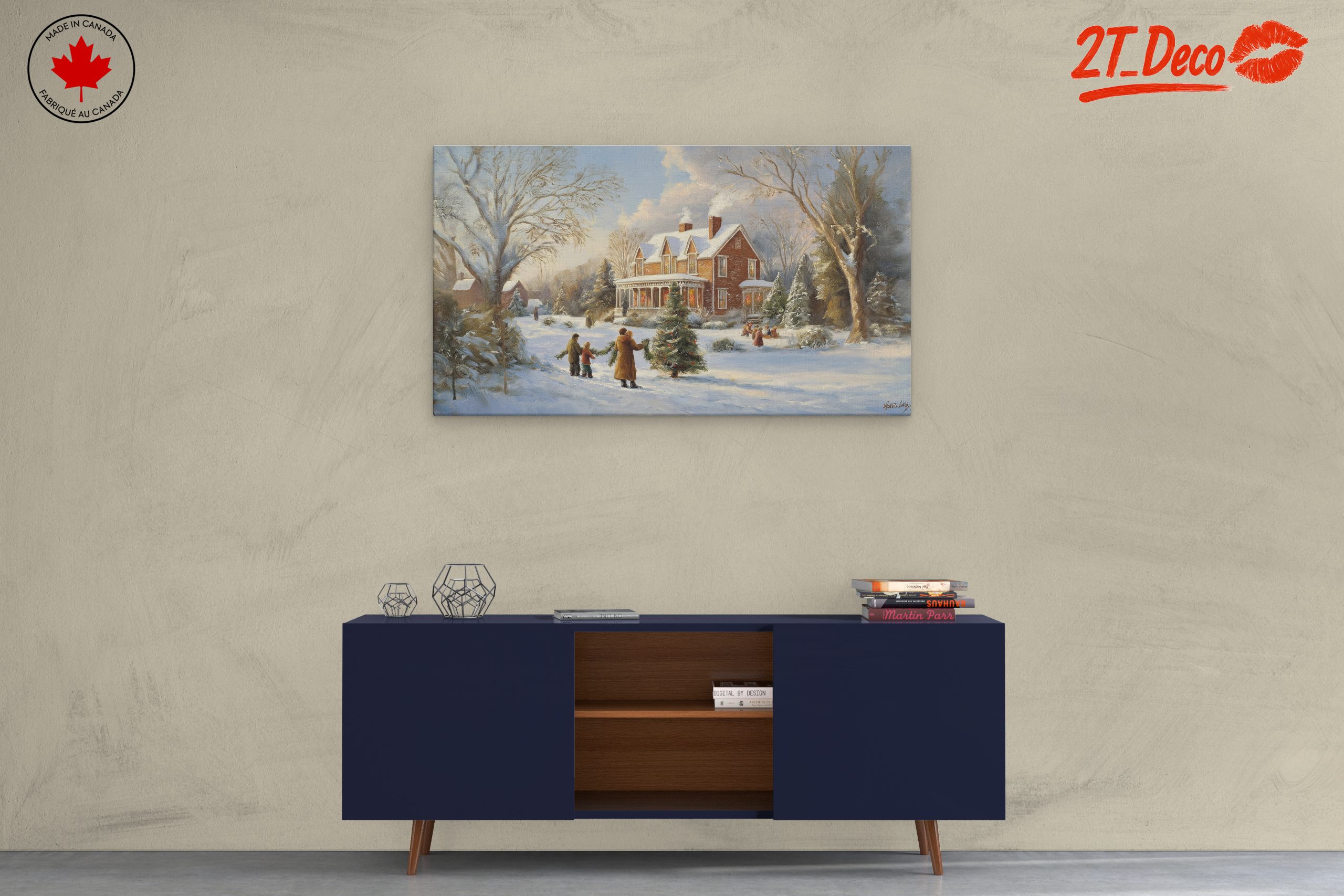 Charming Winter Christmas Scene 3 - Image 3
