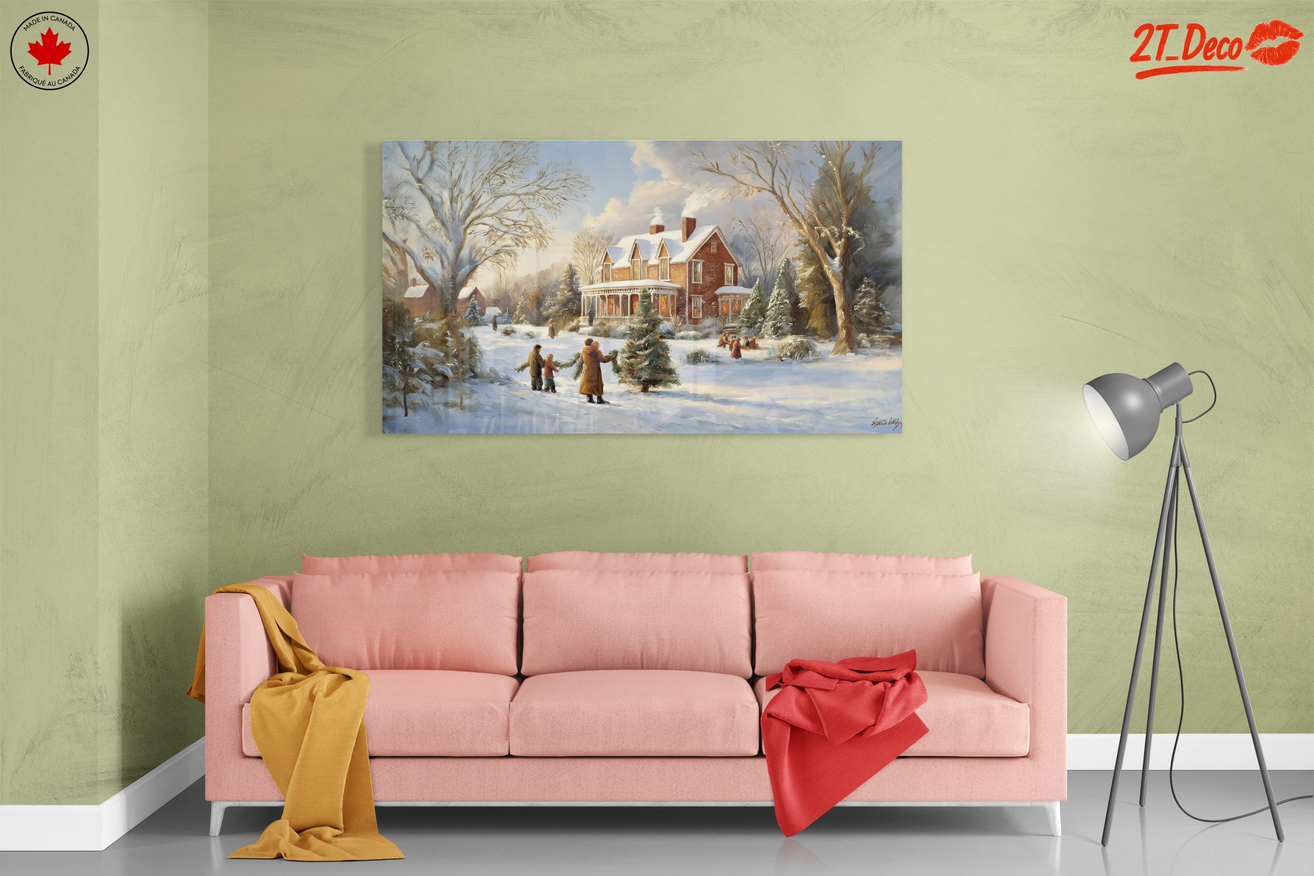 Charming Winter Christmas Scene 3 - Image 7