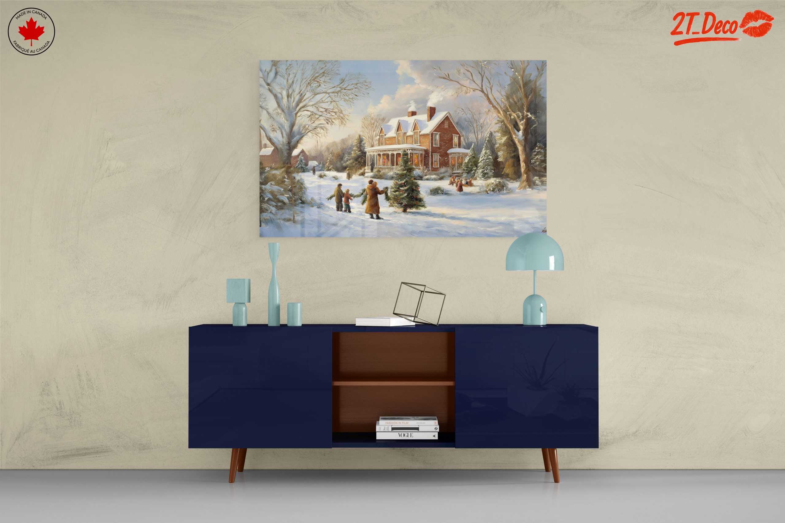 Charming Winter Christmas Scene 3 - Image 8