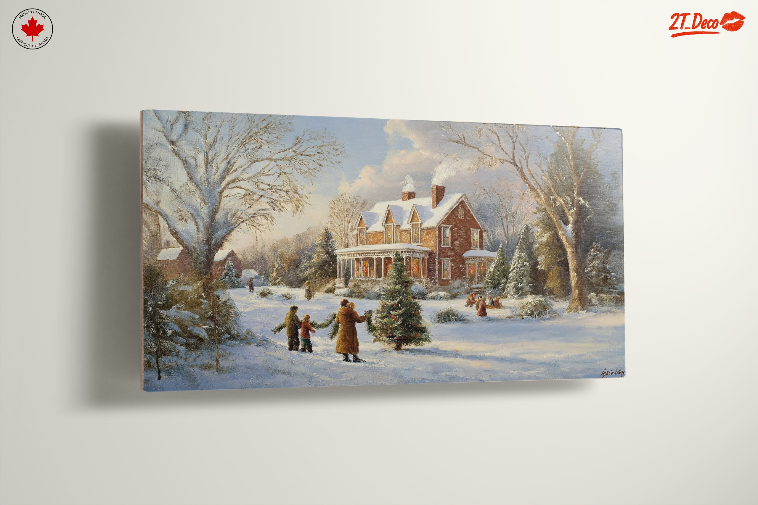 Charming Winter Christmas Scene 3 - Image 13