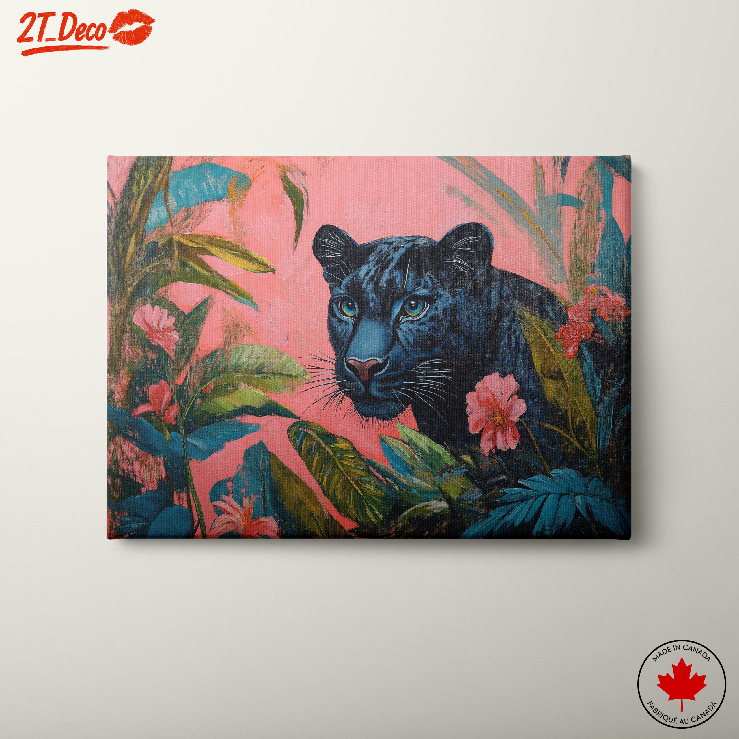 Black Panther in Tropical Paradise