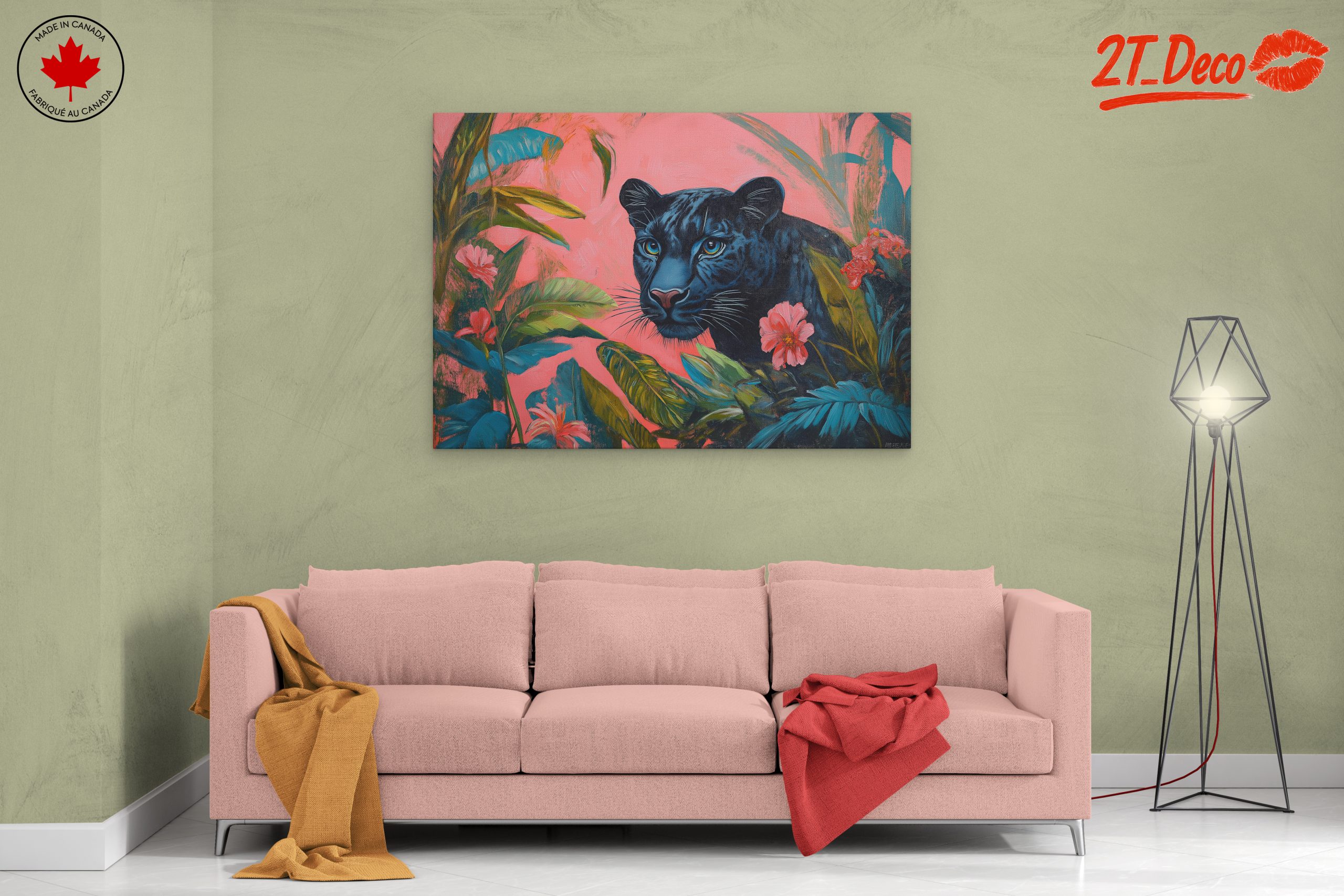 Black Panther in Tropical Paradise - Image 2