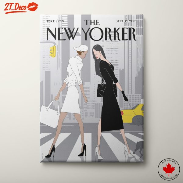 Stylish New Yorker Magazine Cover Art 2