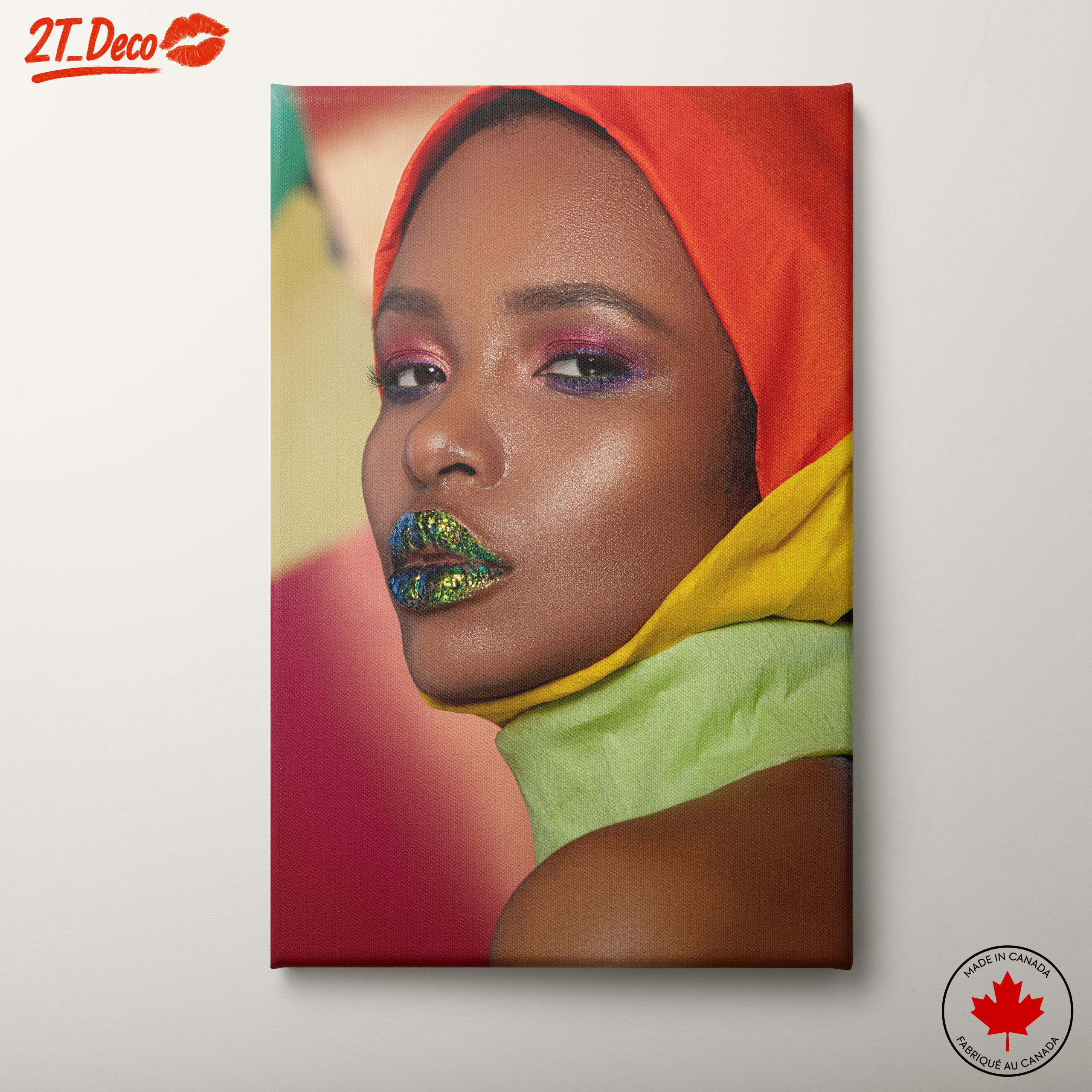 Vibrant Colorful Portrait
