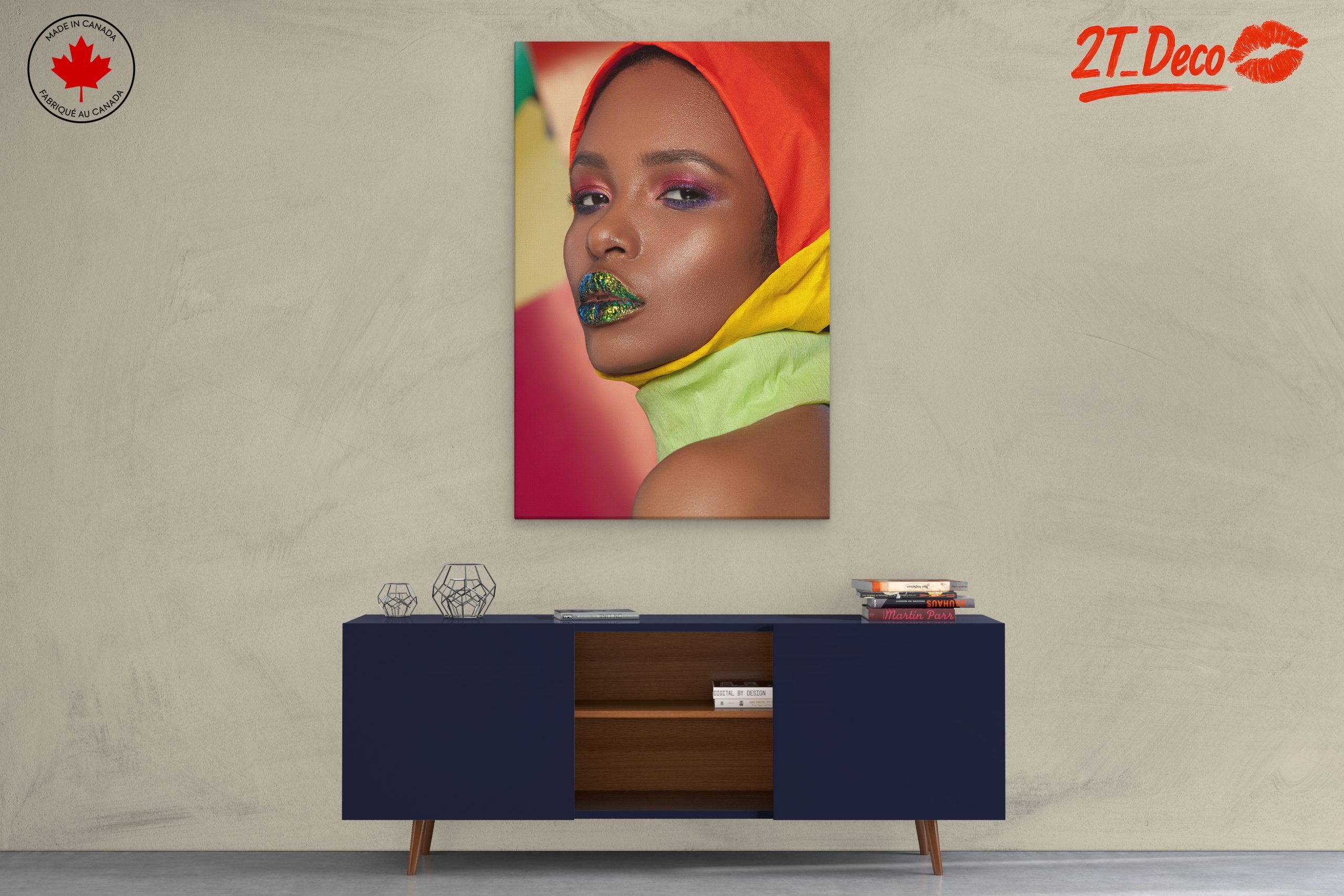 Vibrant Colorful Portrait - Image 3