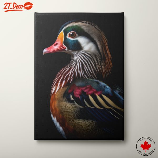Mandarin Duck Portrait Wall Art