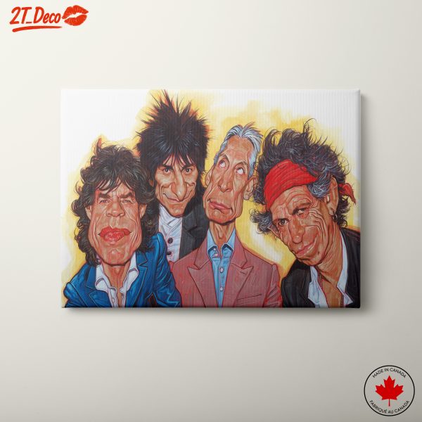 Colorful Illustration of Legendary Music Icons