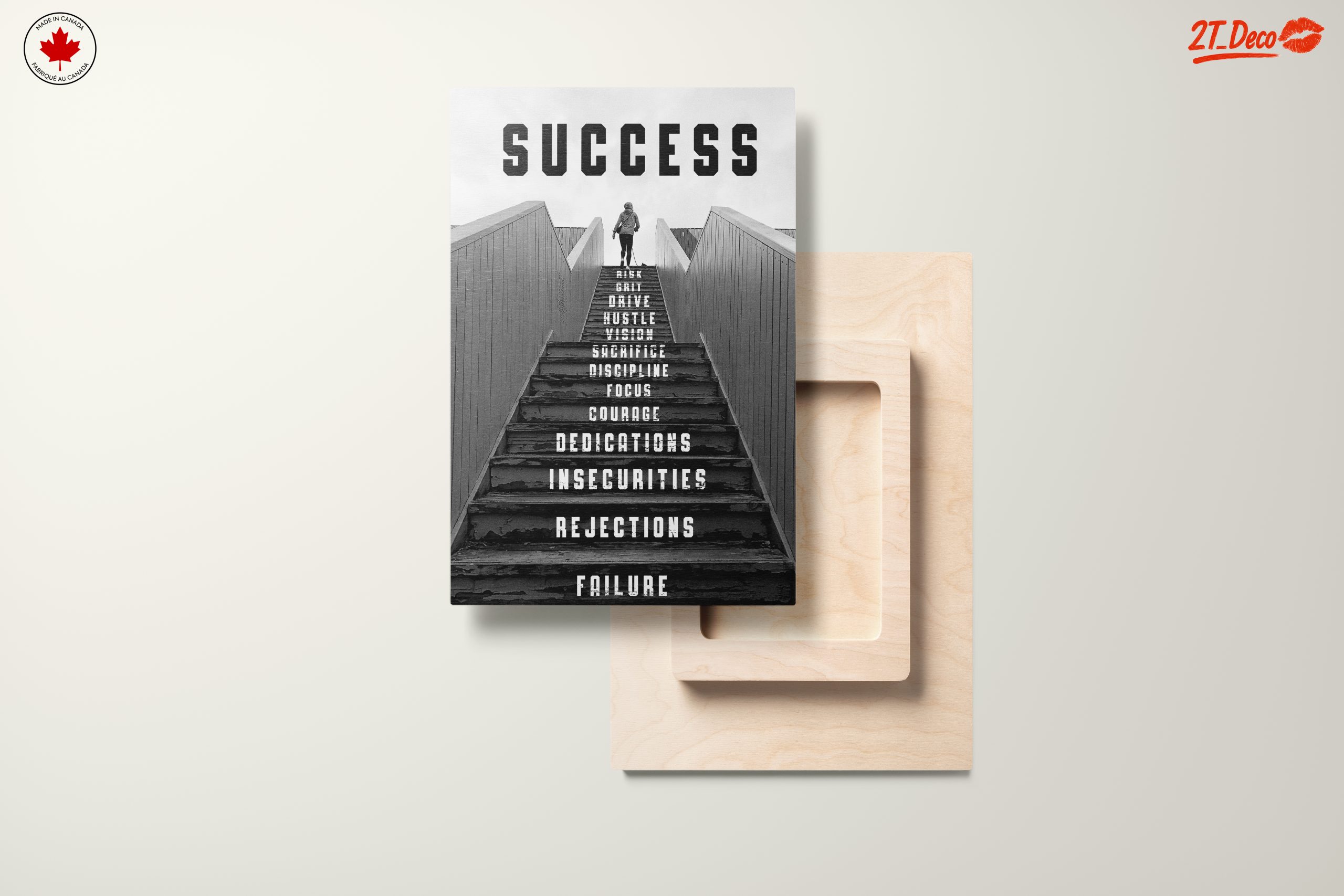 Inspirational Success Staircase Art - Image 11