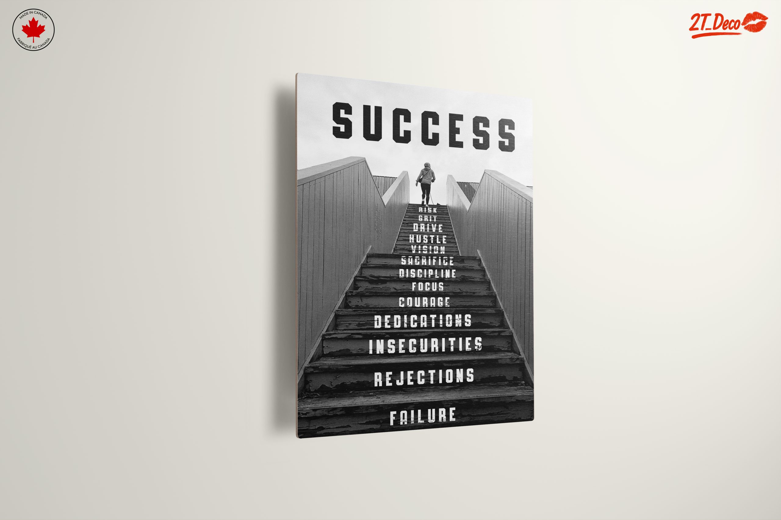 Inspirational Success Staircase Art - Image 13