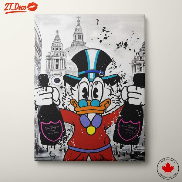 Iconic Character Art of Wealthy Duck