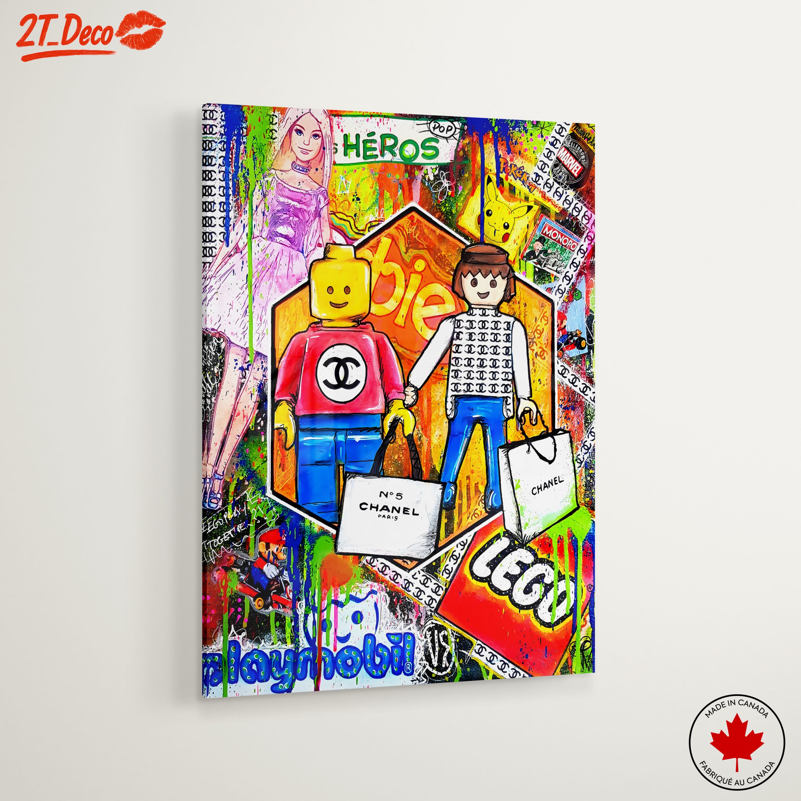 Vibrant Pop Culture Characters Art - Image 6