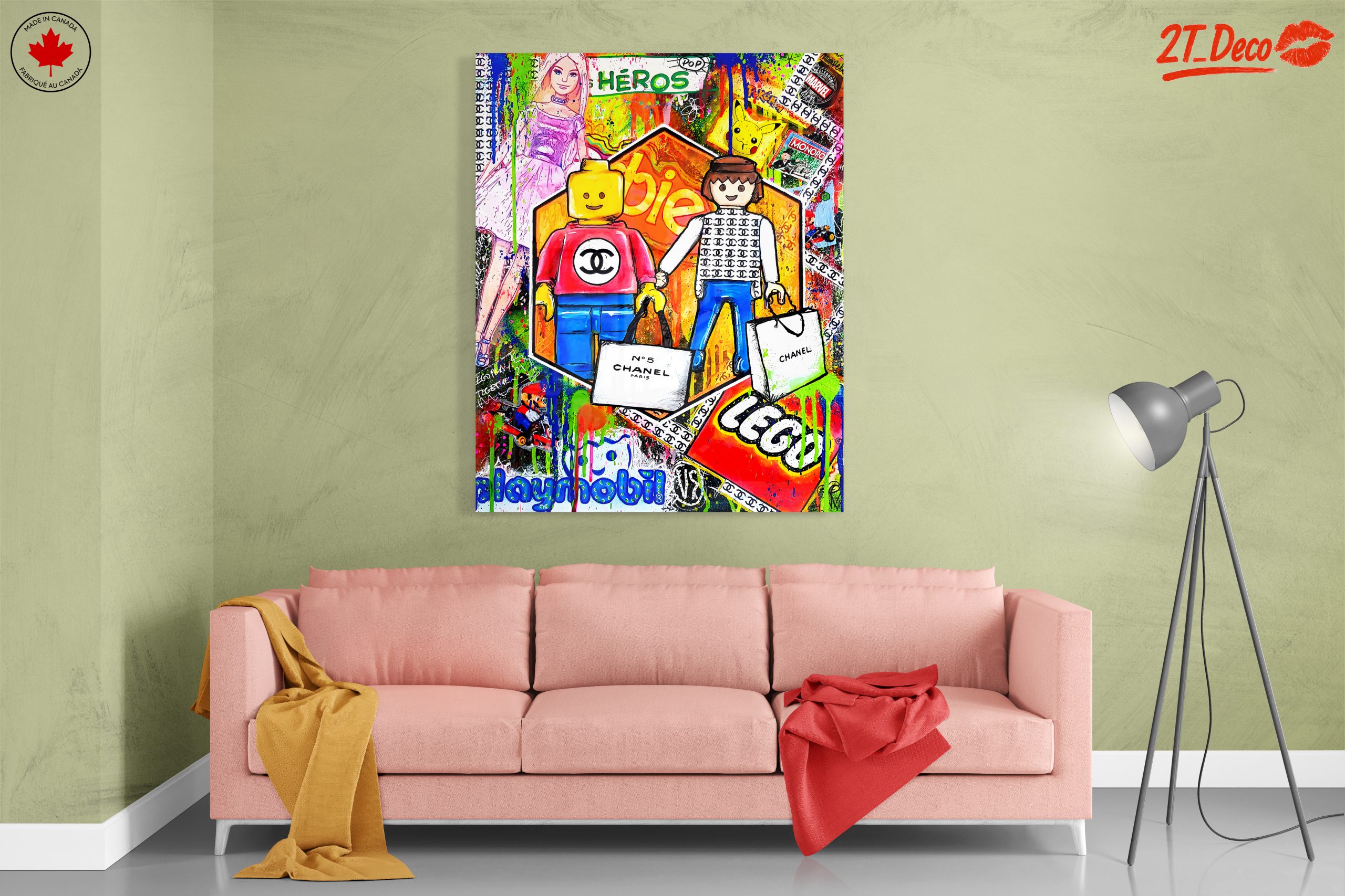 Vibrant Pop Culture Characters Art - Image 7