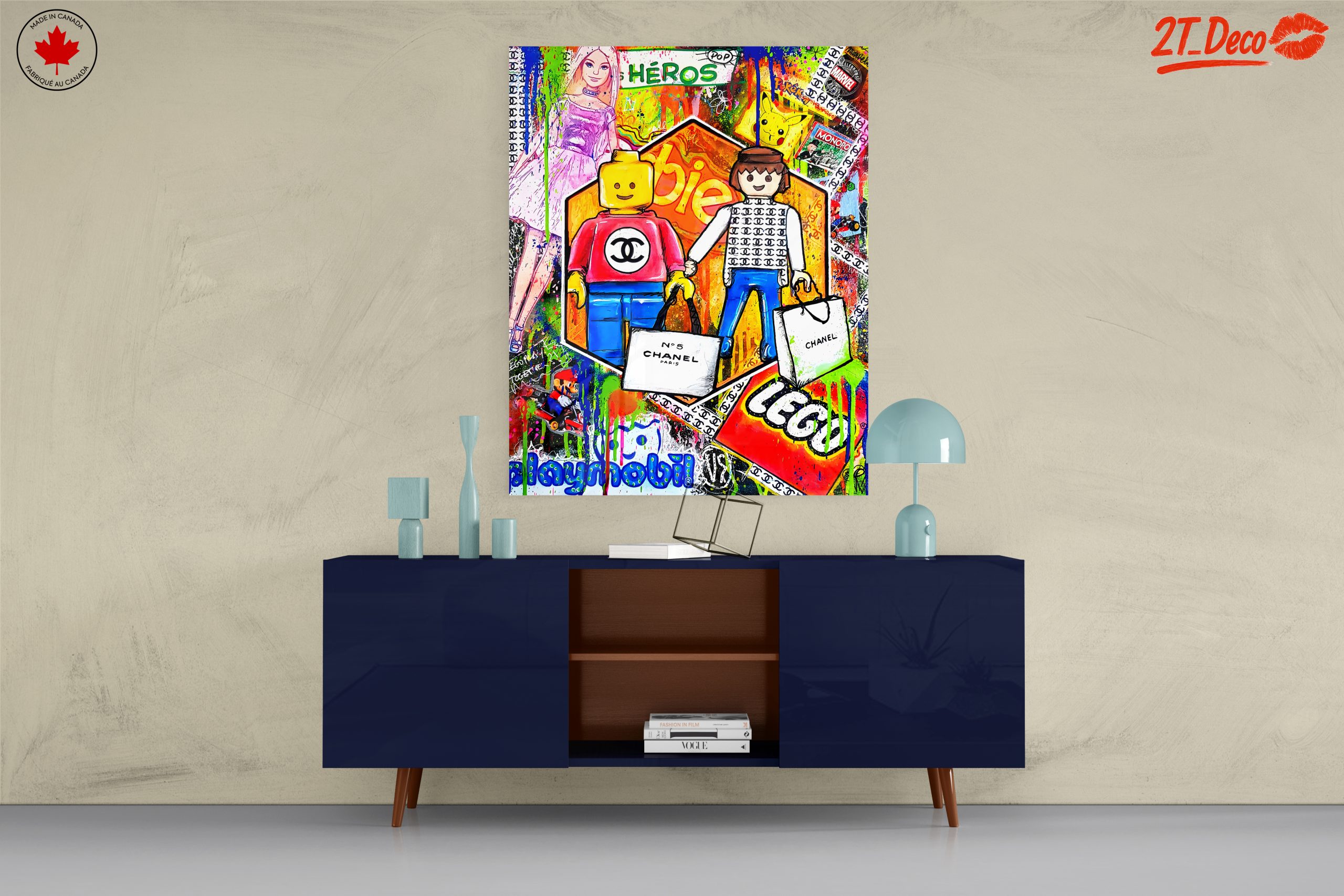Vibrant Pop Culture Characters Art - Image 8