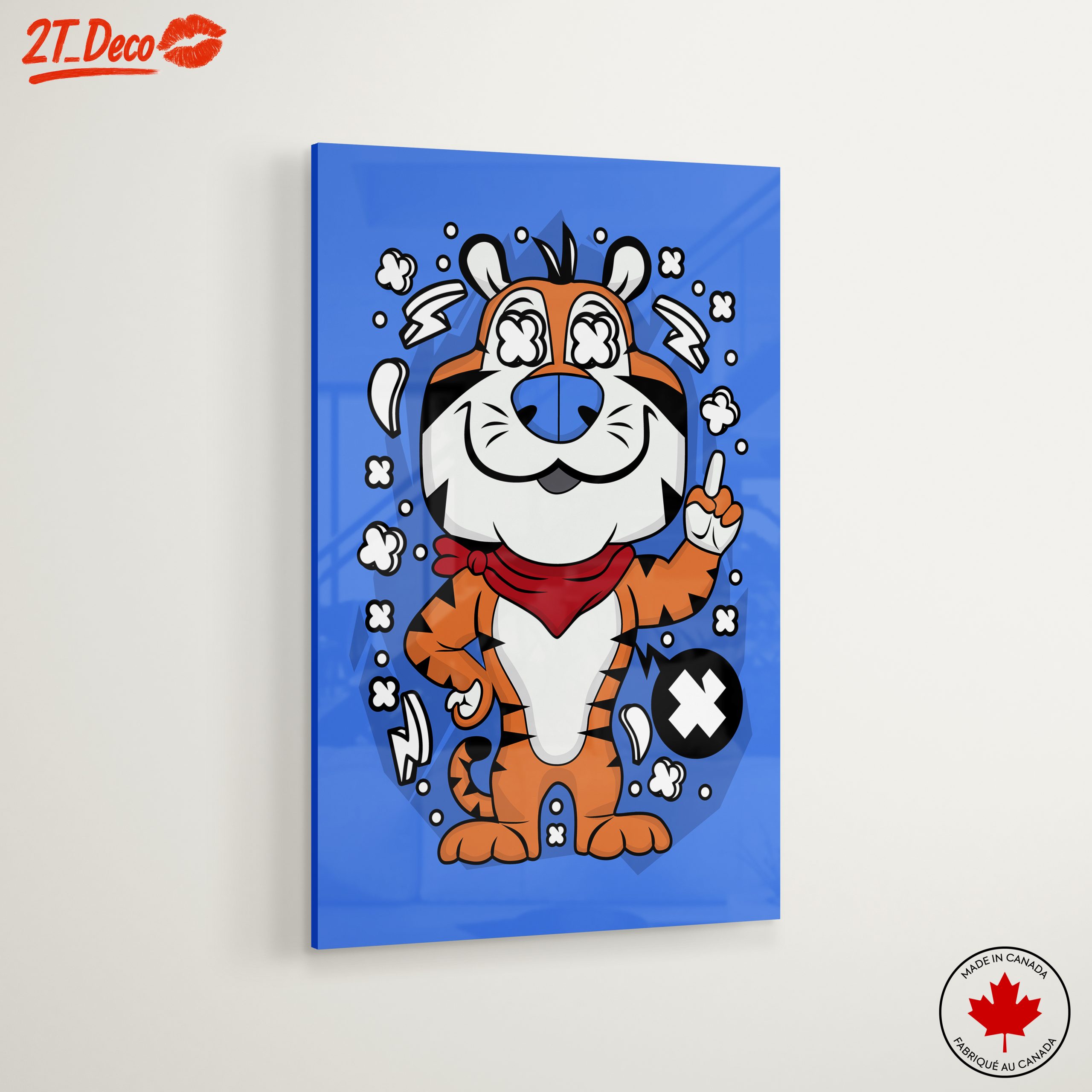 Playful Cartoon Tiger Character Illustration - Image 6