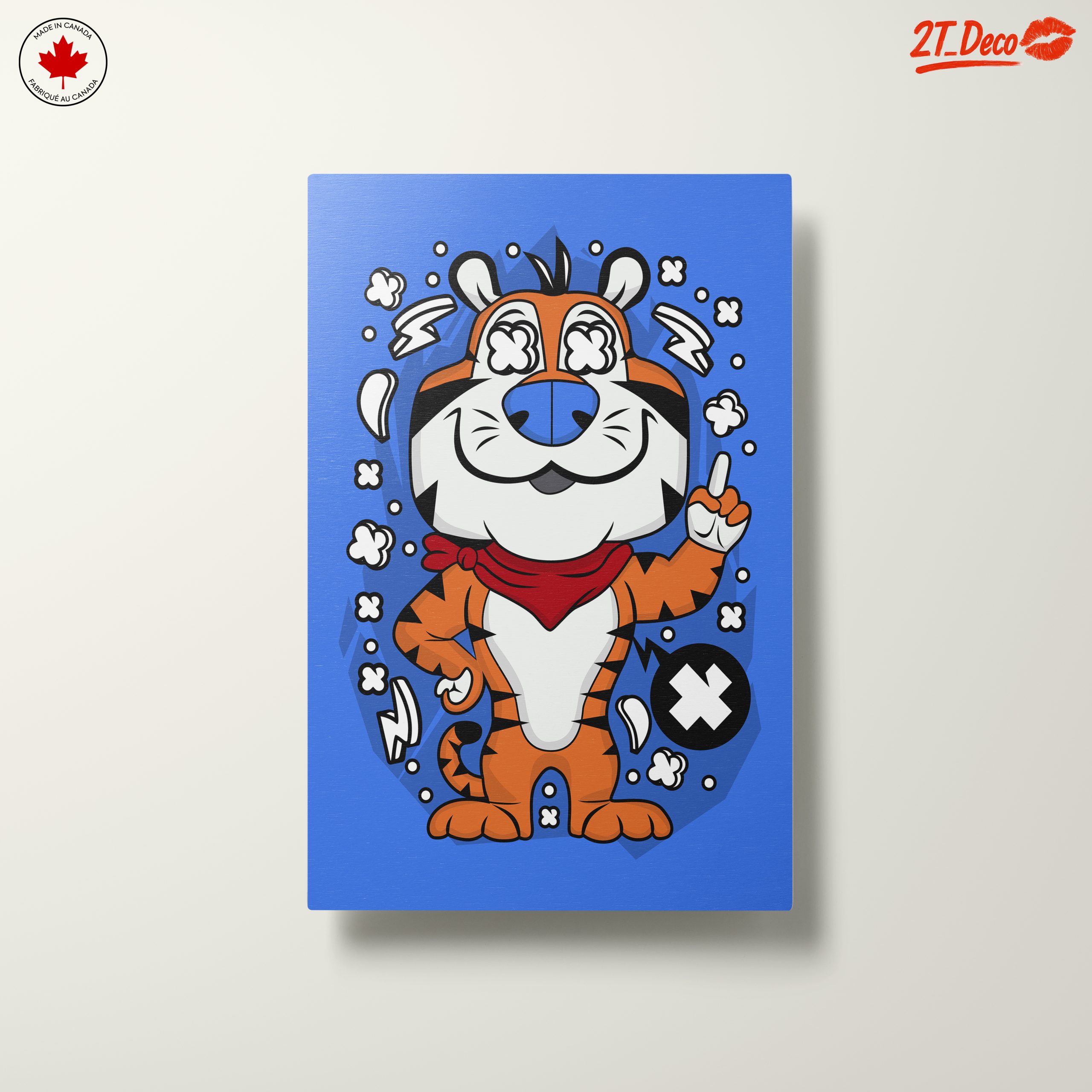 Playful Cartoon Tiger Character Illustration - Image 10