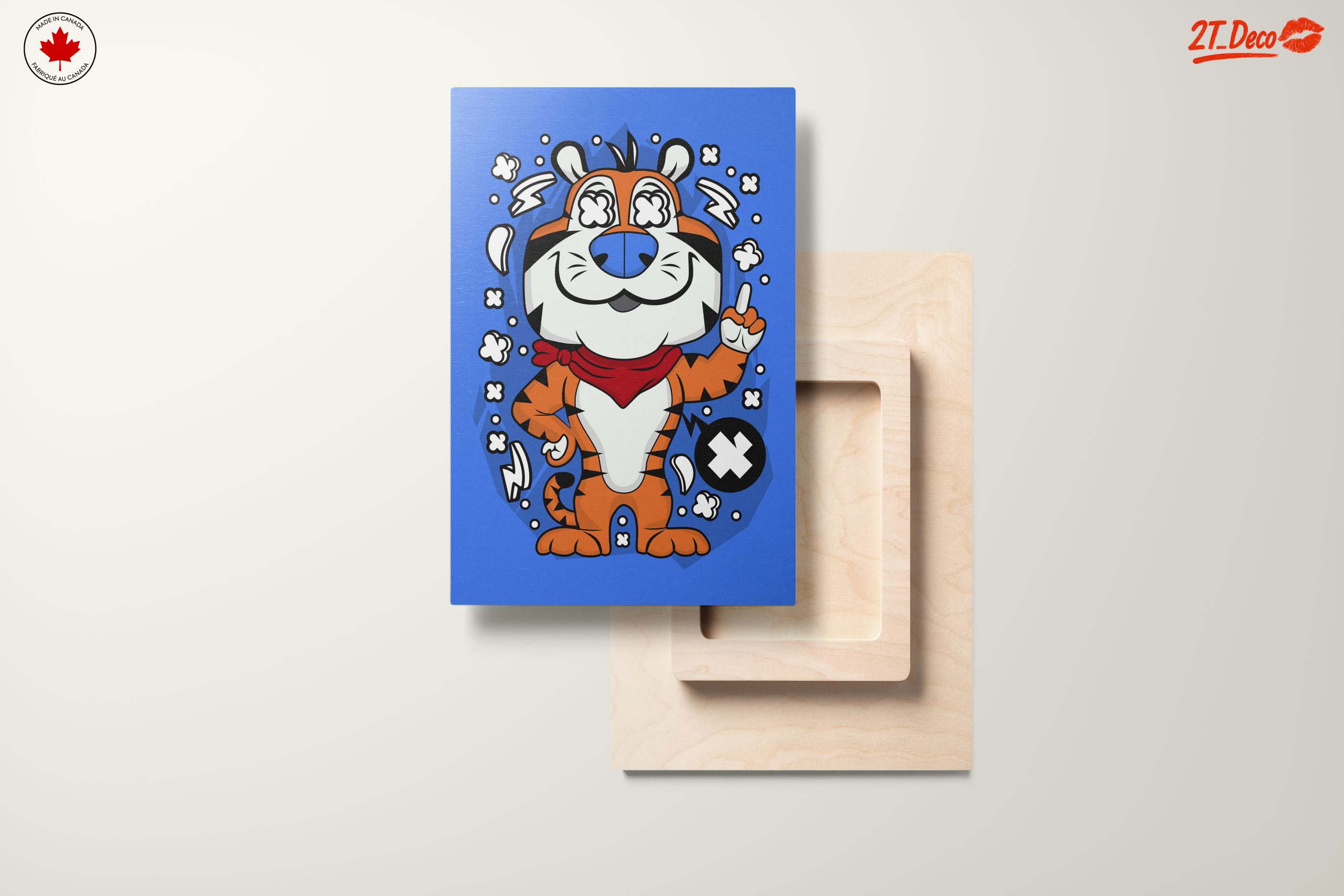 Playful Cartoon Tiger Character Illustration - Image 11
