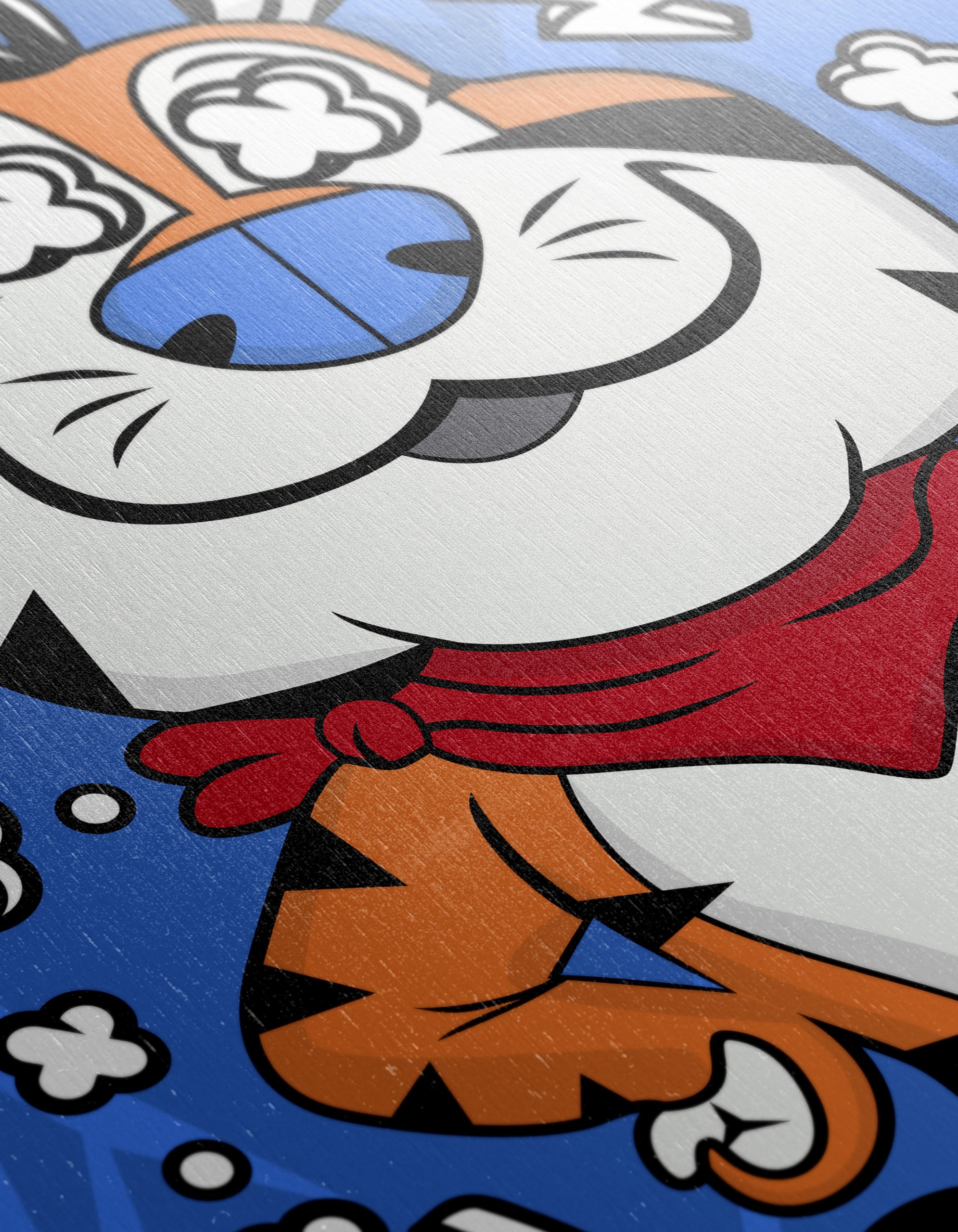 Playful Cartoon Tiger Character Illustration - Image 12