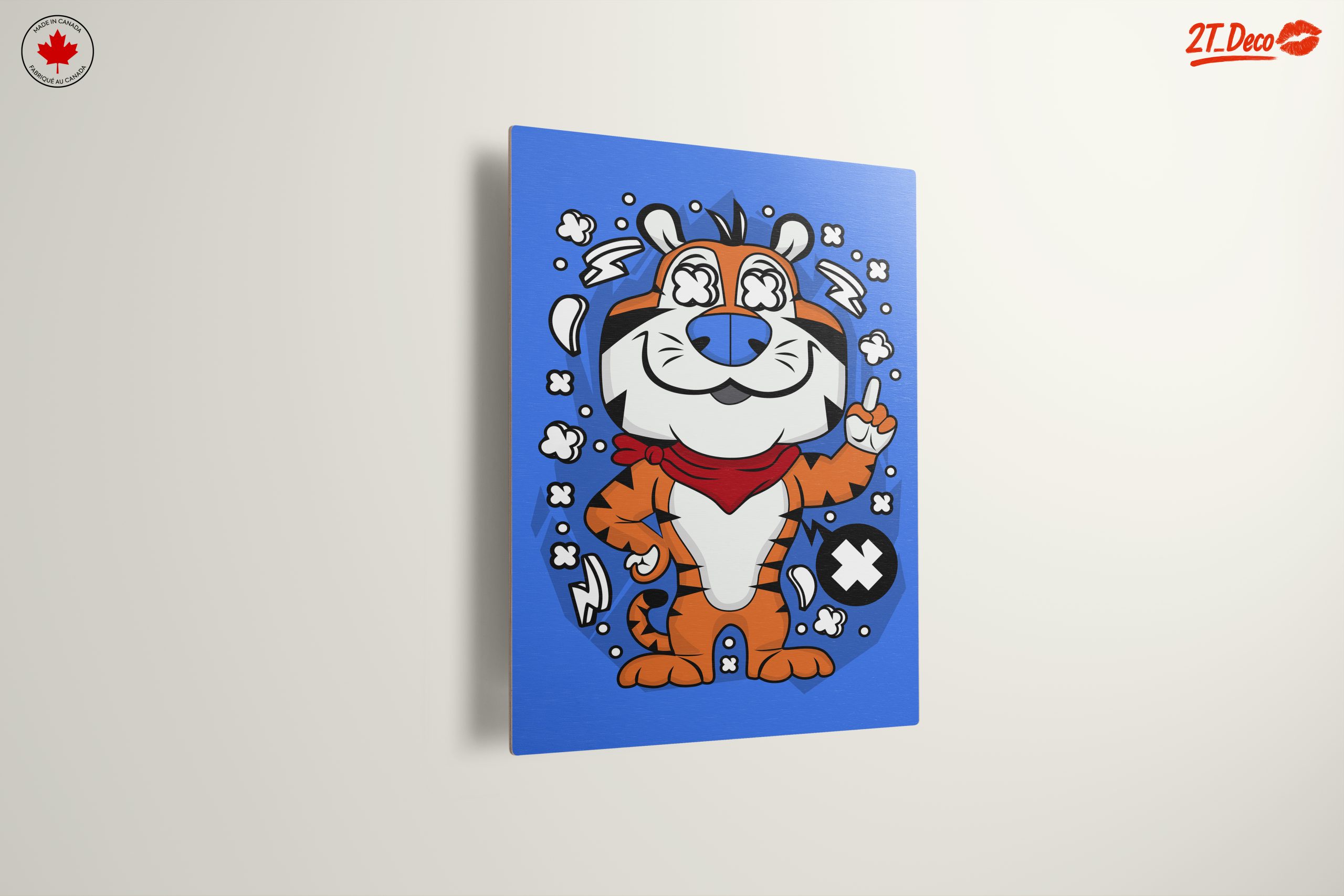Playful Cartoon Tiger Character Illustration - Image 13