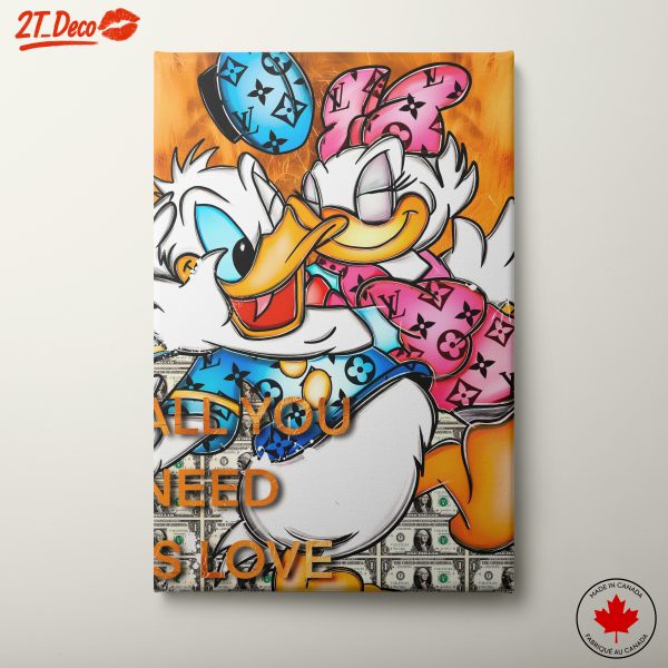 Stylized Character Art Featuring Beloved Disney Characters