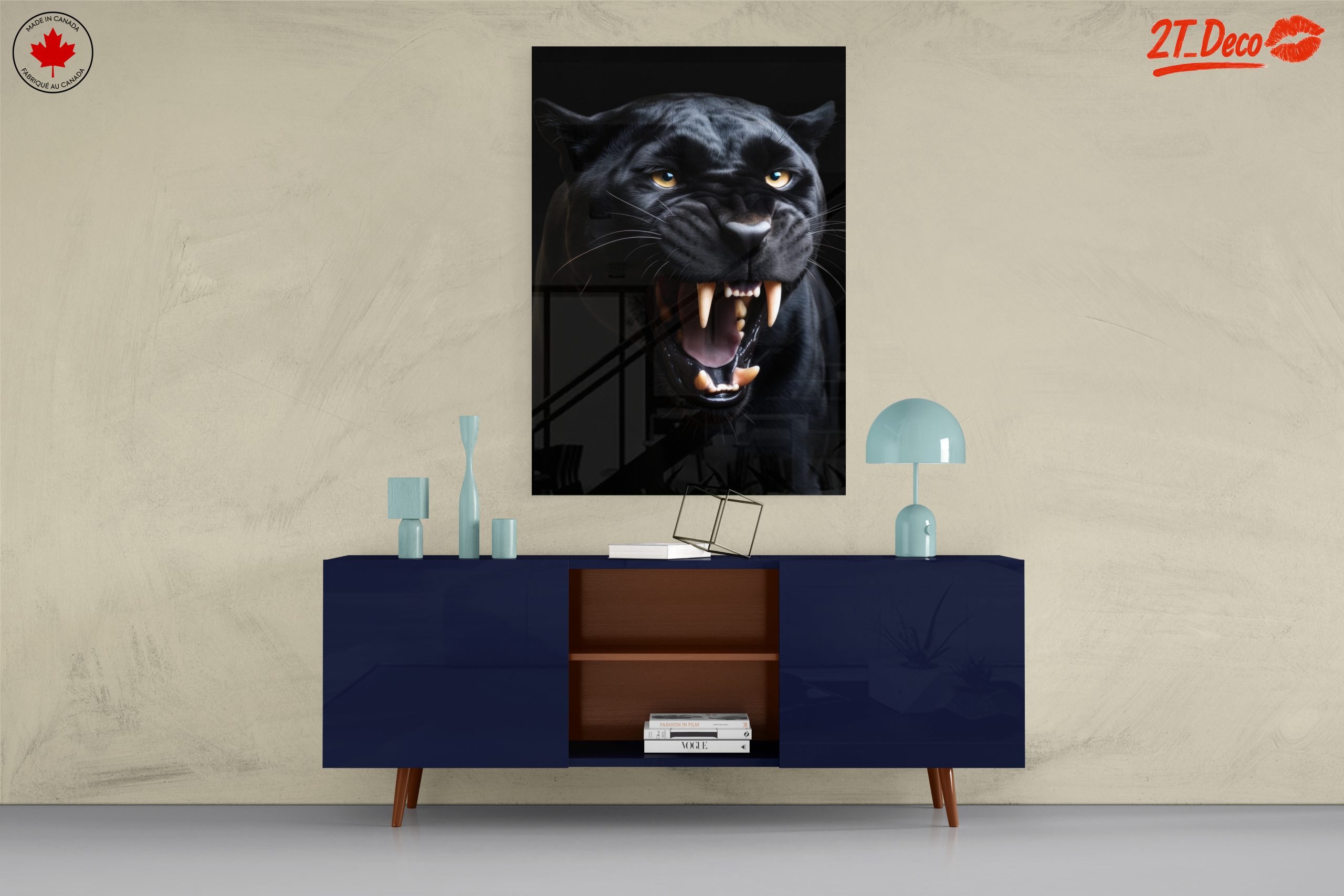 Black Panther Roaring Wall Art - Image 8
