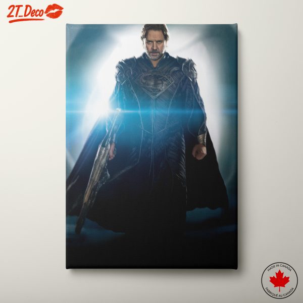 Superman Character Art with Dramatic Lighting