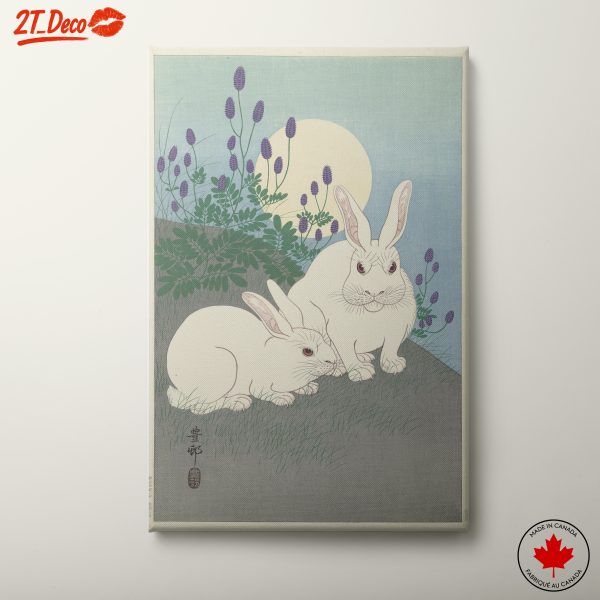 Traditional Japanese Art Featuring Rabbits