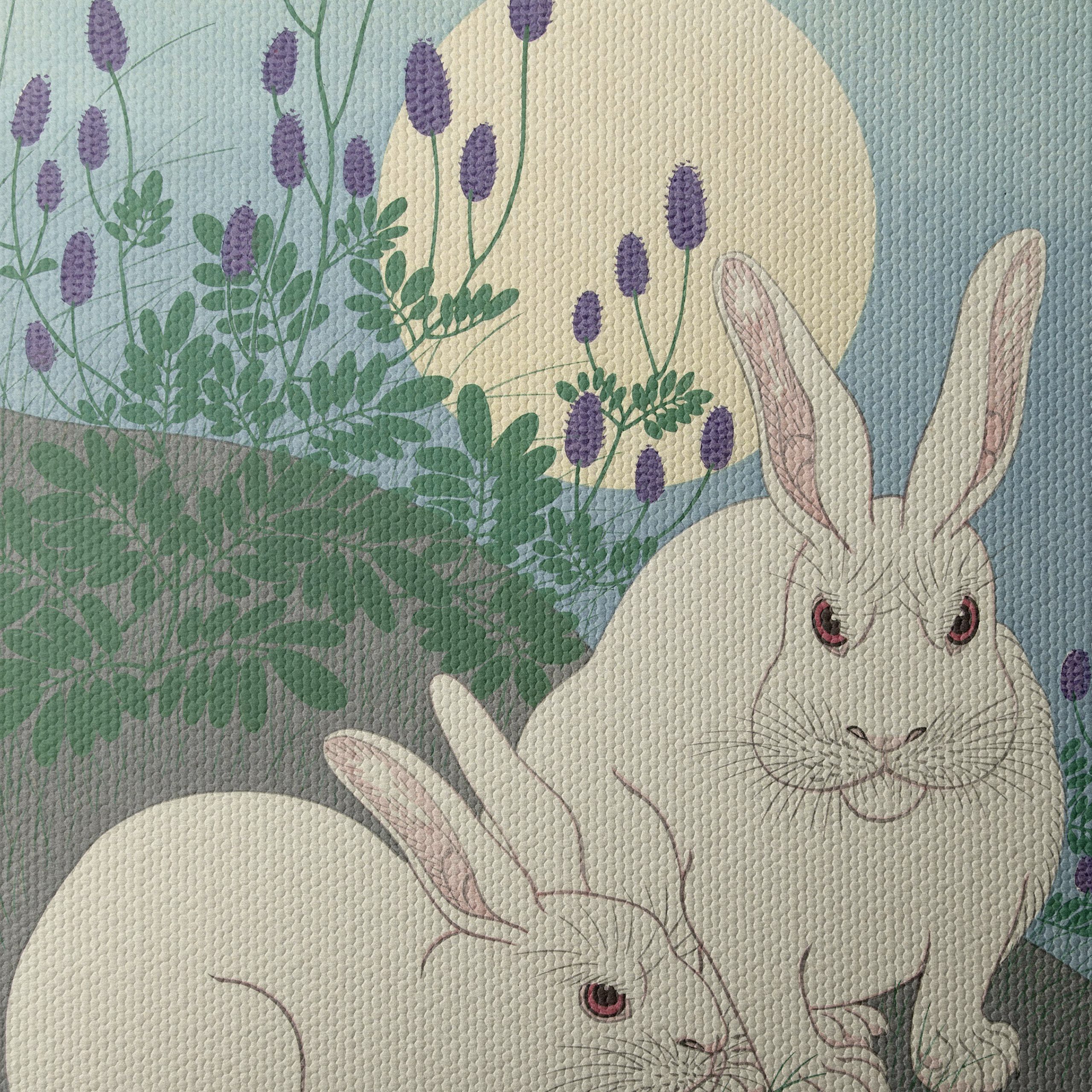 Traditional Japanese Art Featuring Rabbits - Image 4